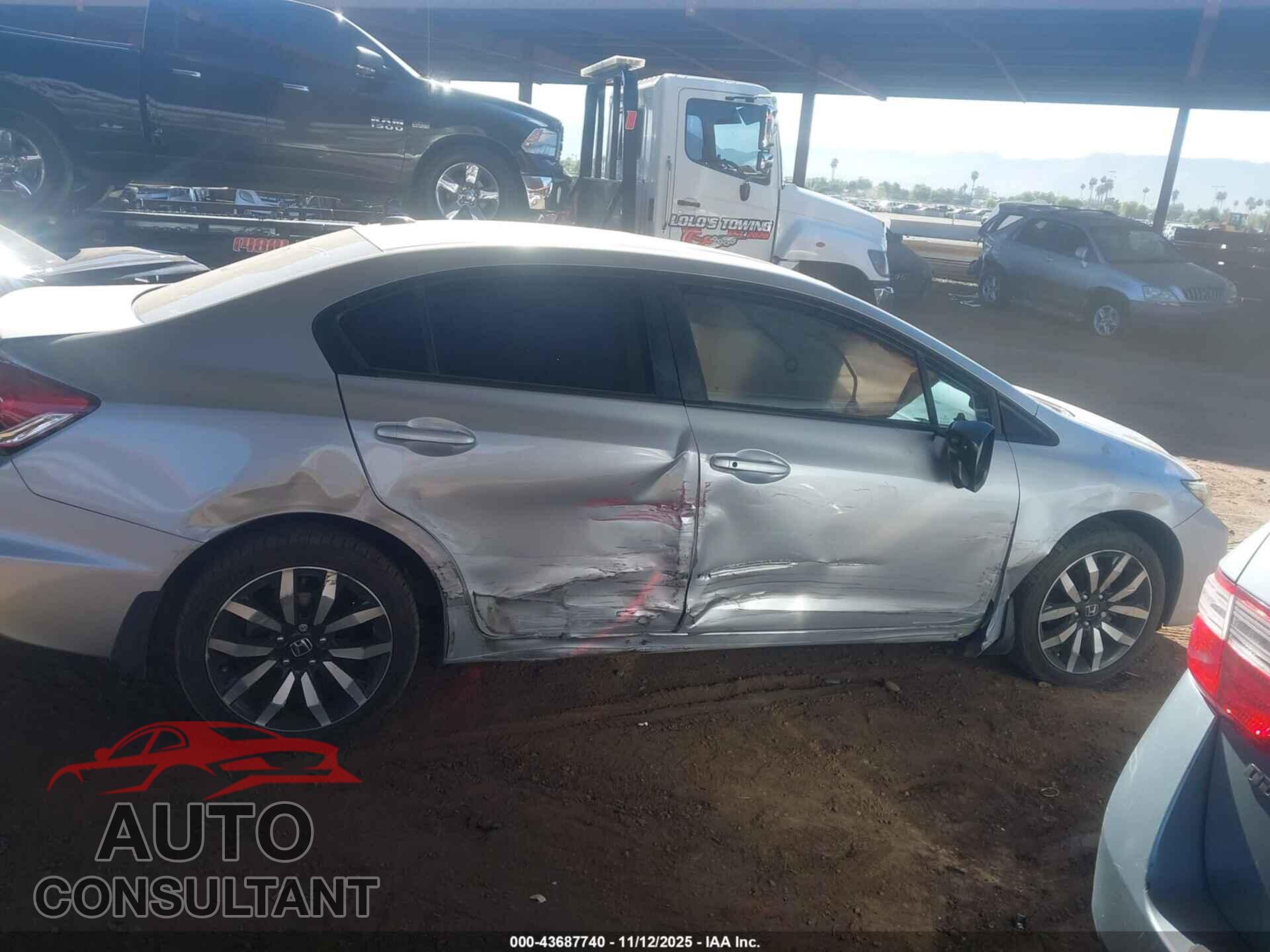 HONDA CIVIC 2015 - 2HGFB2F92FH549193