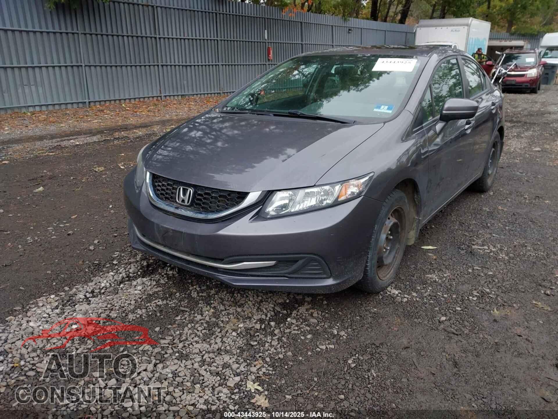 HONDA CIVIC 2014 - 19XFB2F81EE245174