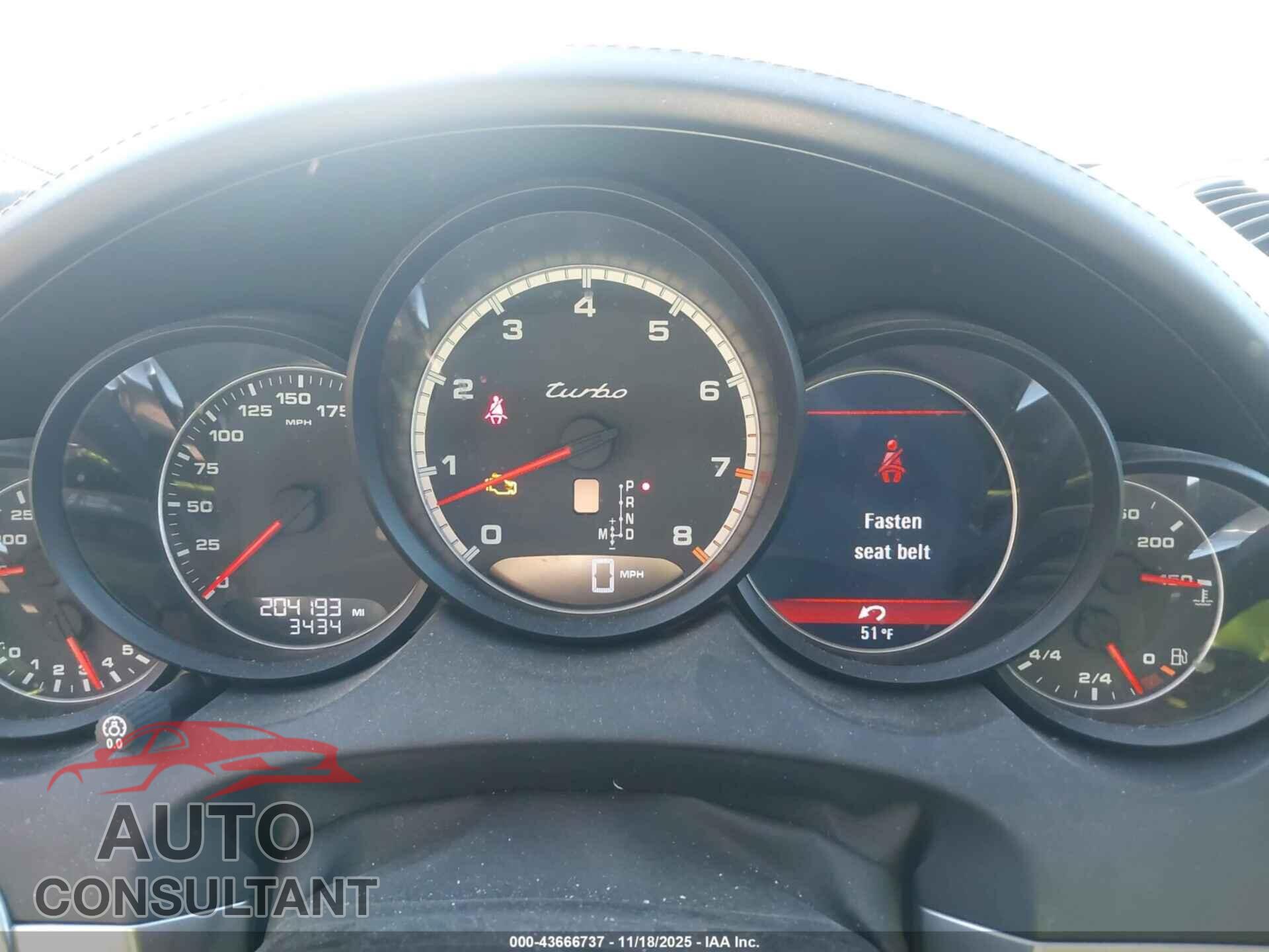 PORSCHE CAYENNE 2012 - WP1AC2A29CLA81170