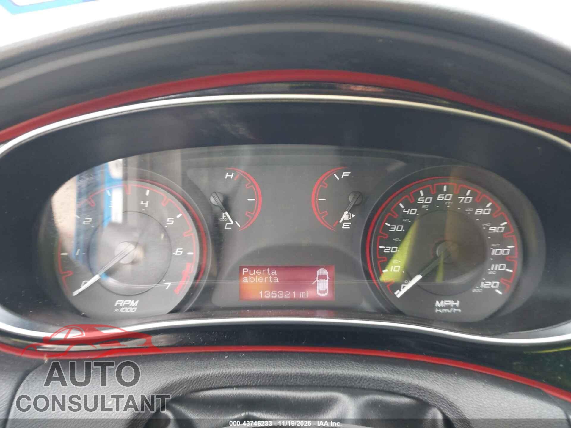 DODGE DART 2016 - 1C3CDFAA2GD644229