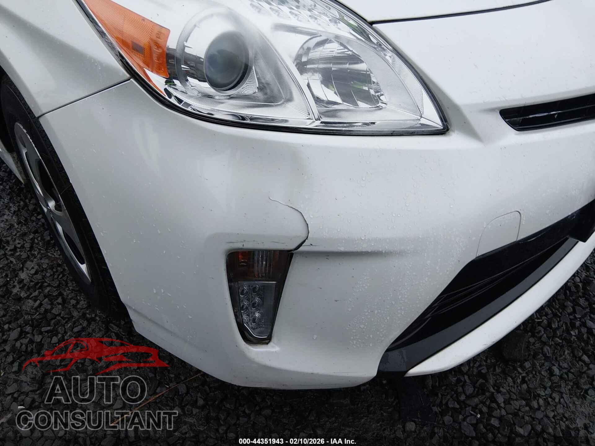 TOYOTA PRIUS 2013 - JTDKN3DU4D5633618