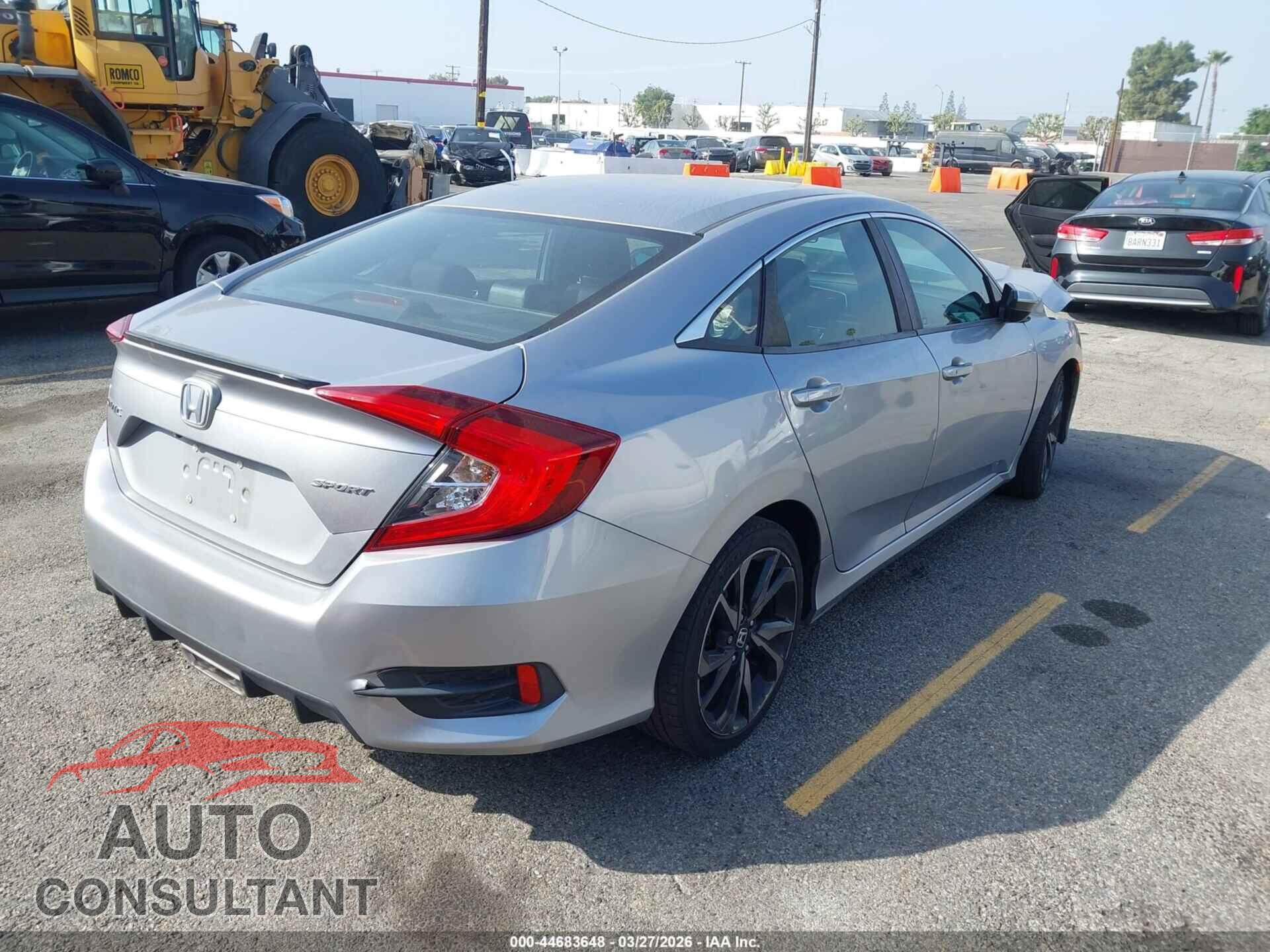 HONDA CIVIC 2019 - 2HGFC2F88KH576641