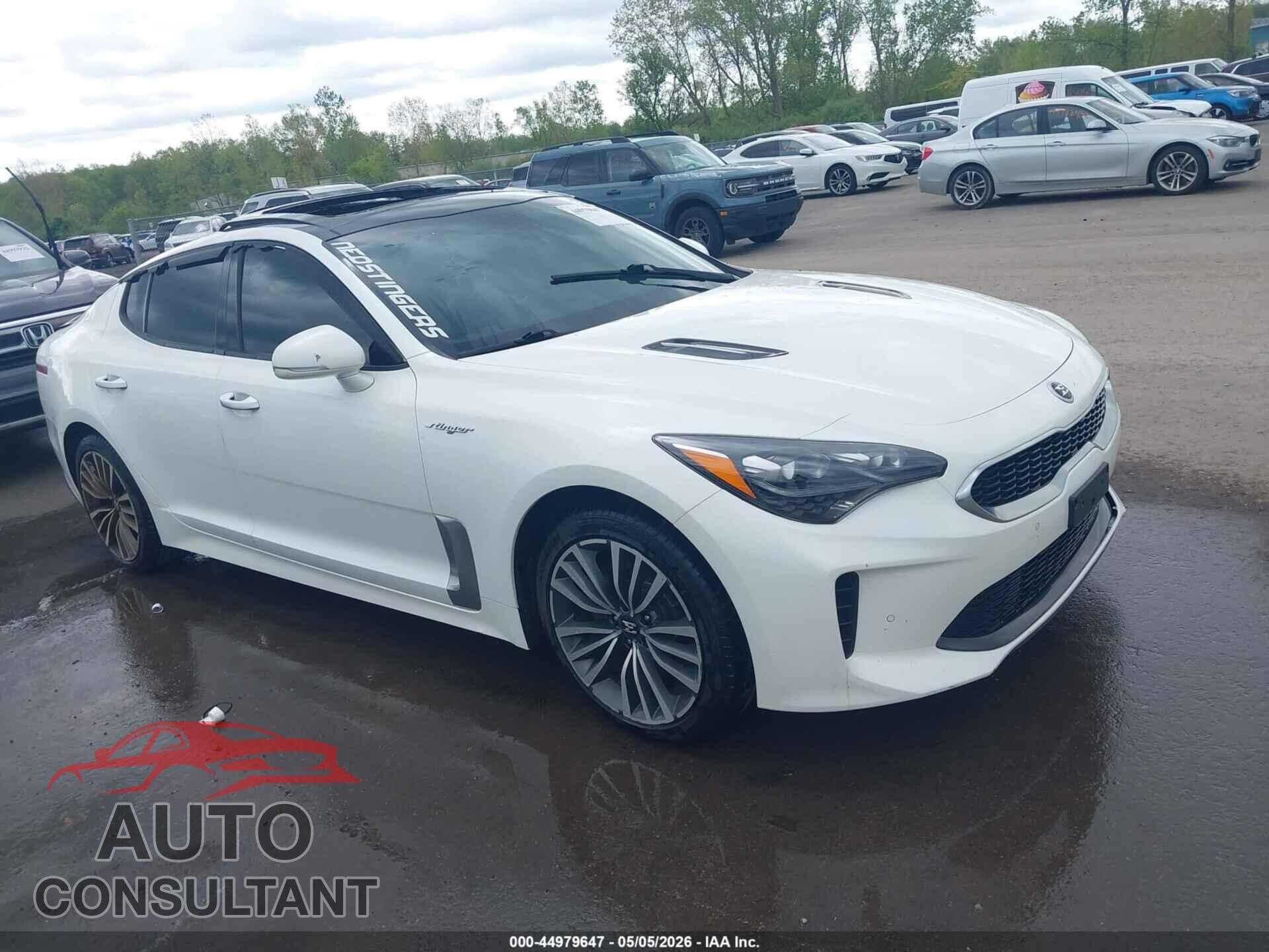 KIA STINGER 2018 - KNAE25LA7J6010540