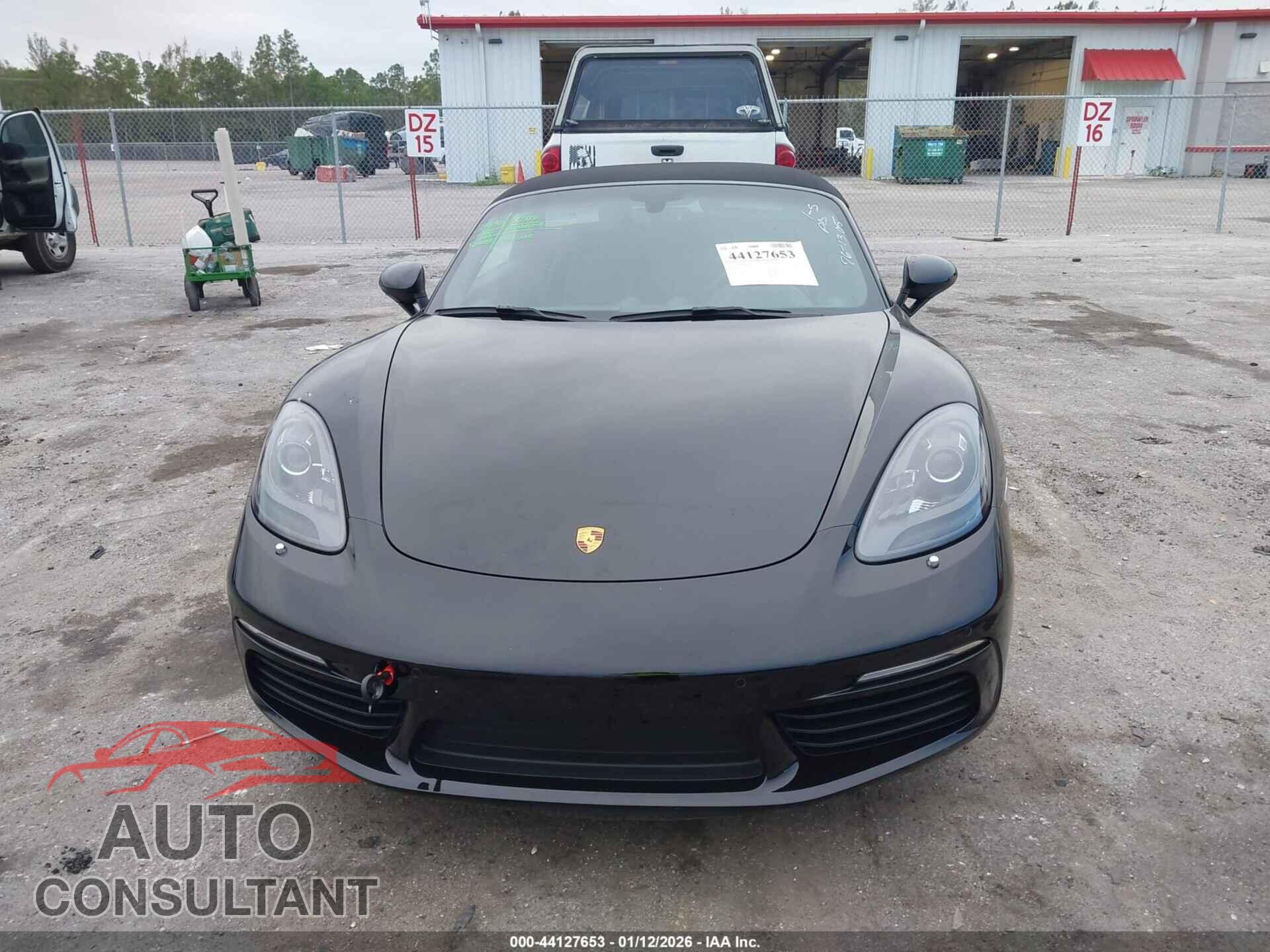 PORSCHE 718 BOXSTER 2017 - WP0CB2A88HS240789