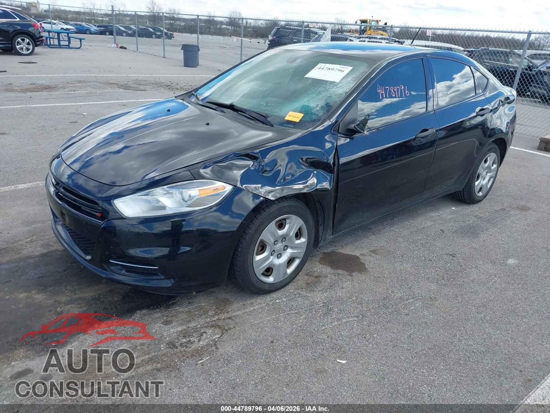 DODGE DART 2013 - 1C3CDFAA0DD286687