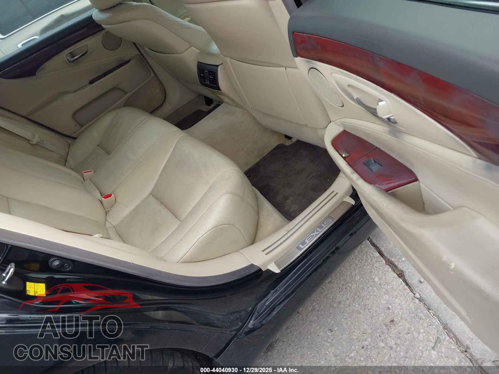 LEXUS LS 460 2010 - JTHBL5EF5A5091991