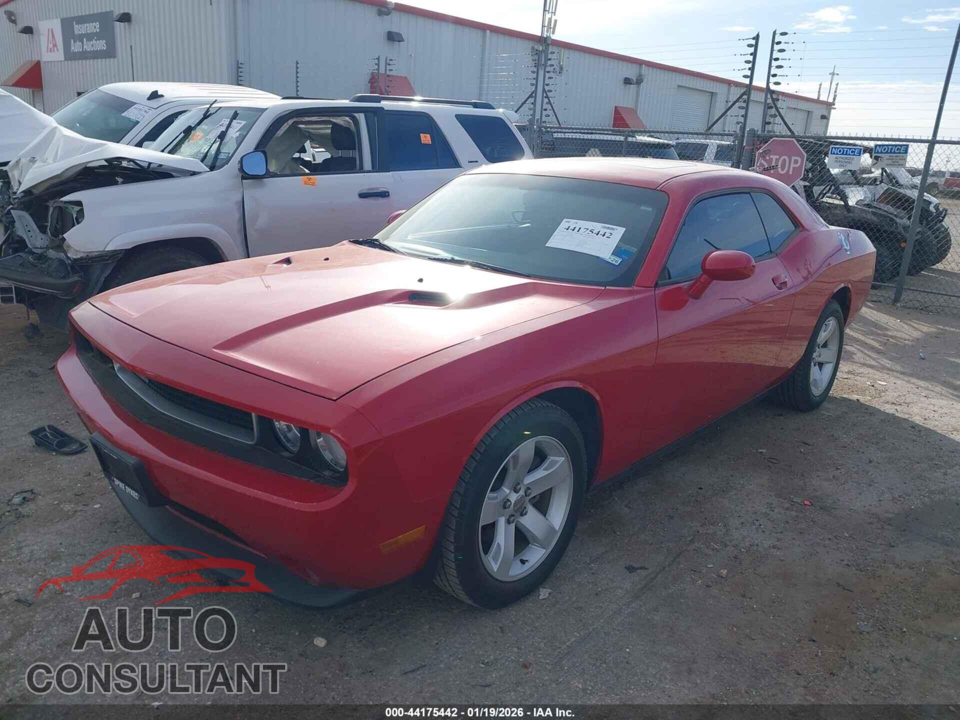 DODGE CHALLENGER 2012 - 2C3CDYAG0CH209965