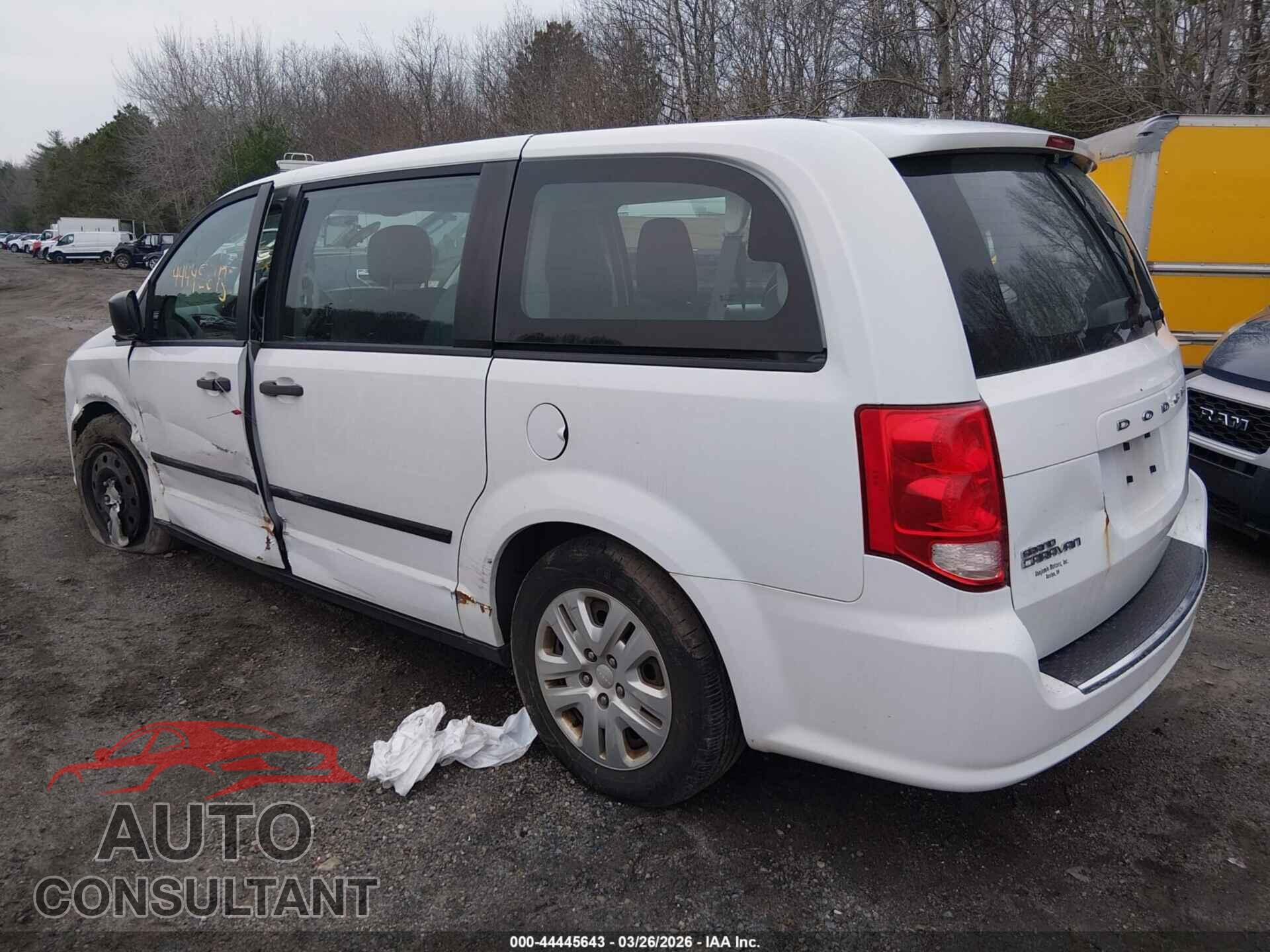 DODGE GRAND CARAVAN 2016 - 2C4RDGBG3GR256065