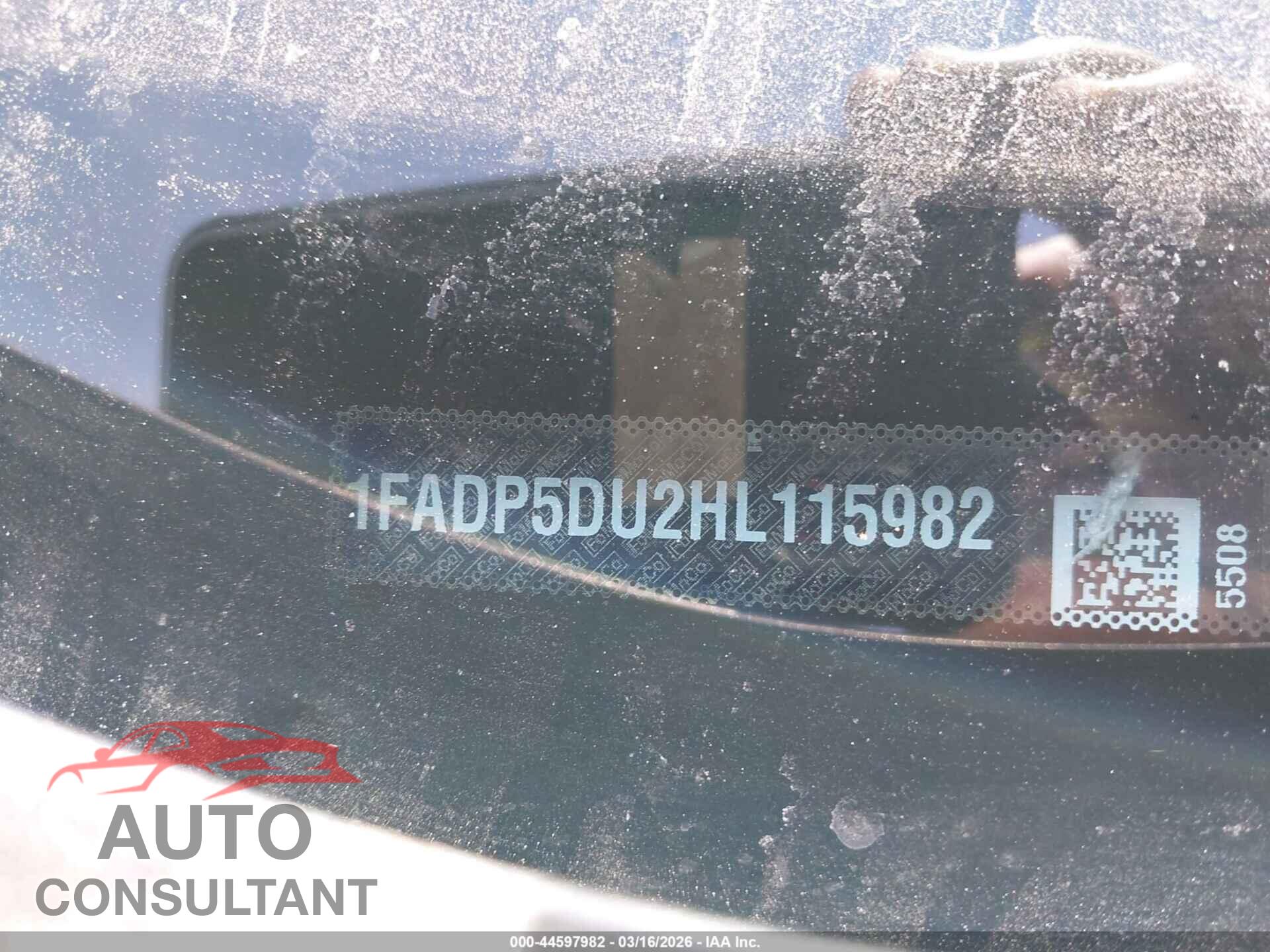 FORD C-MAX HYBRID 2017 - 1FADP5DU2HL115982