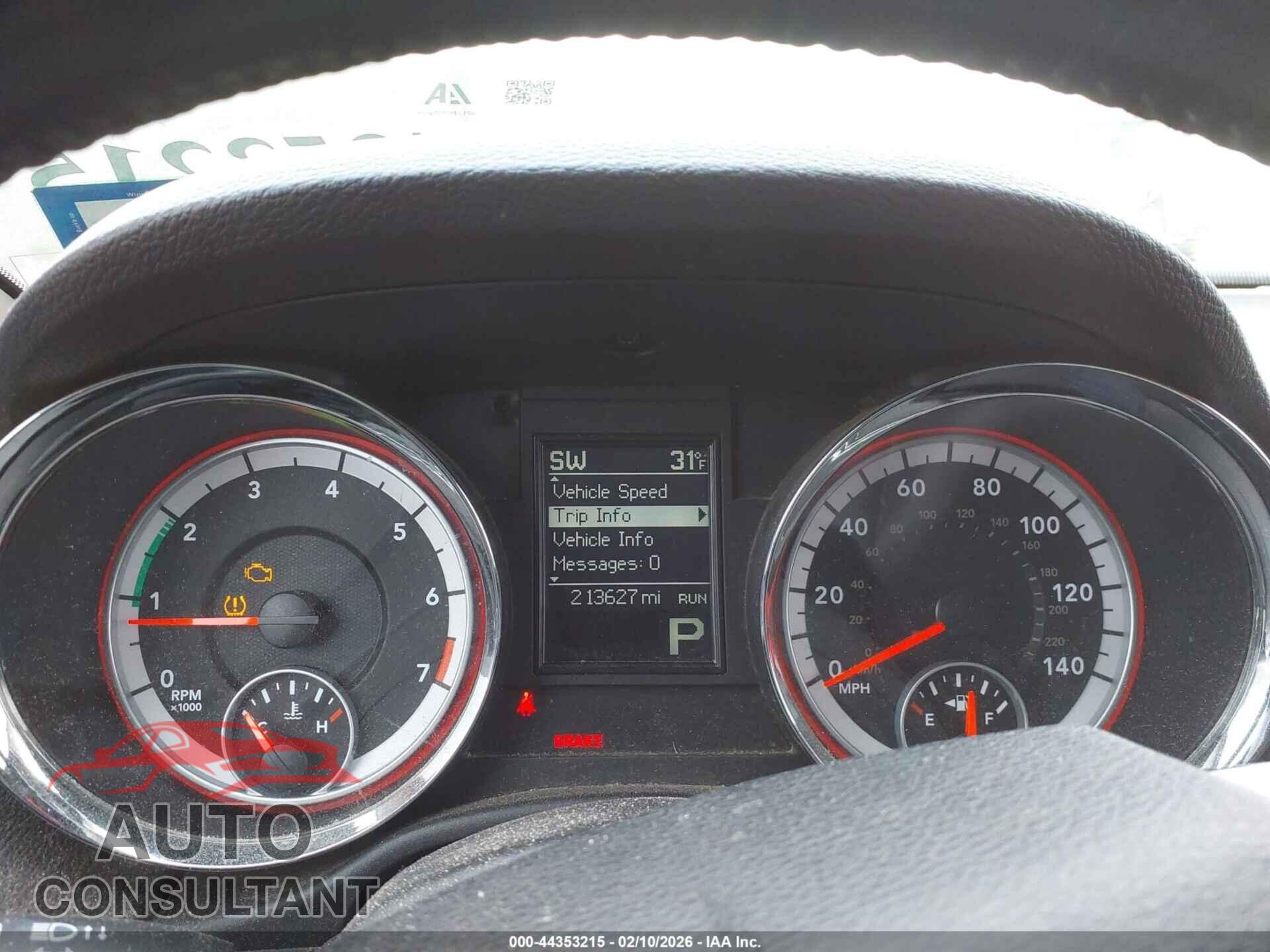 DODGE DURANGO 2012 - 1C4RDJAG0CC195730