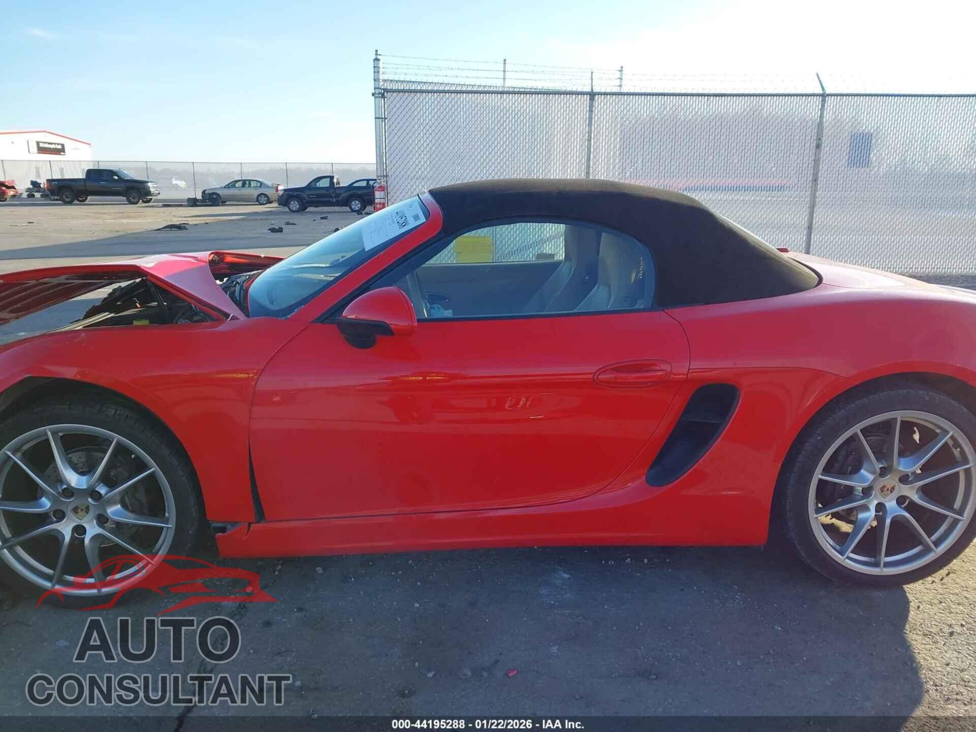 PORSCHE BOXSTER 2013 - WP0CA2A88DS113568