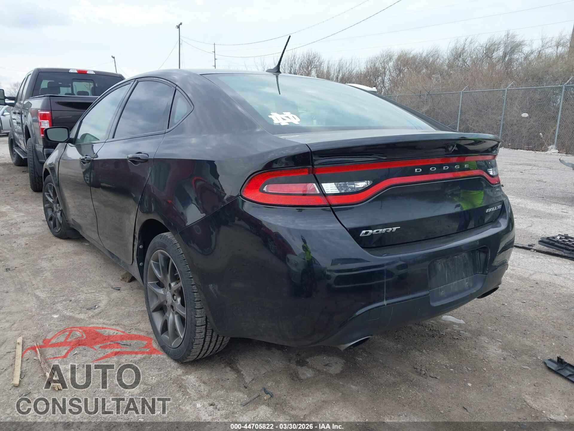 DODGE DART 2013 - 1C3CDFBA9DD137029