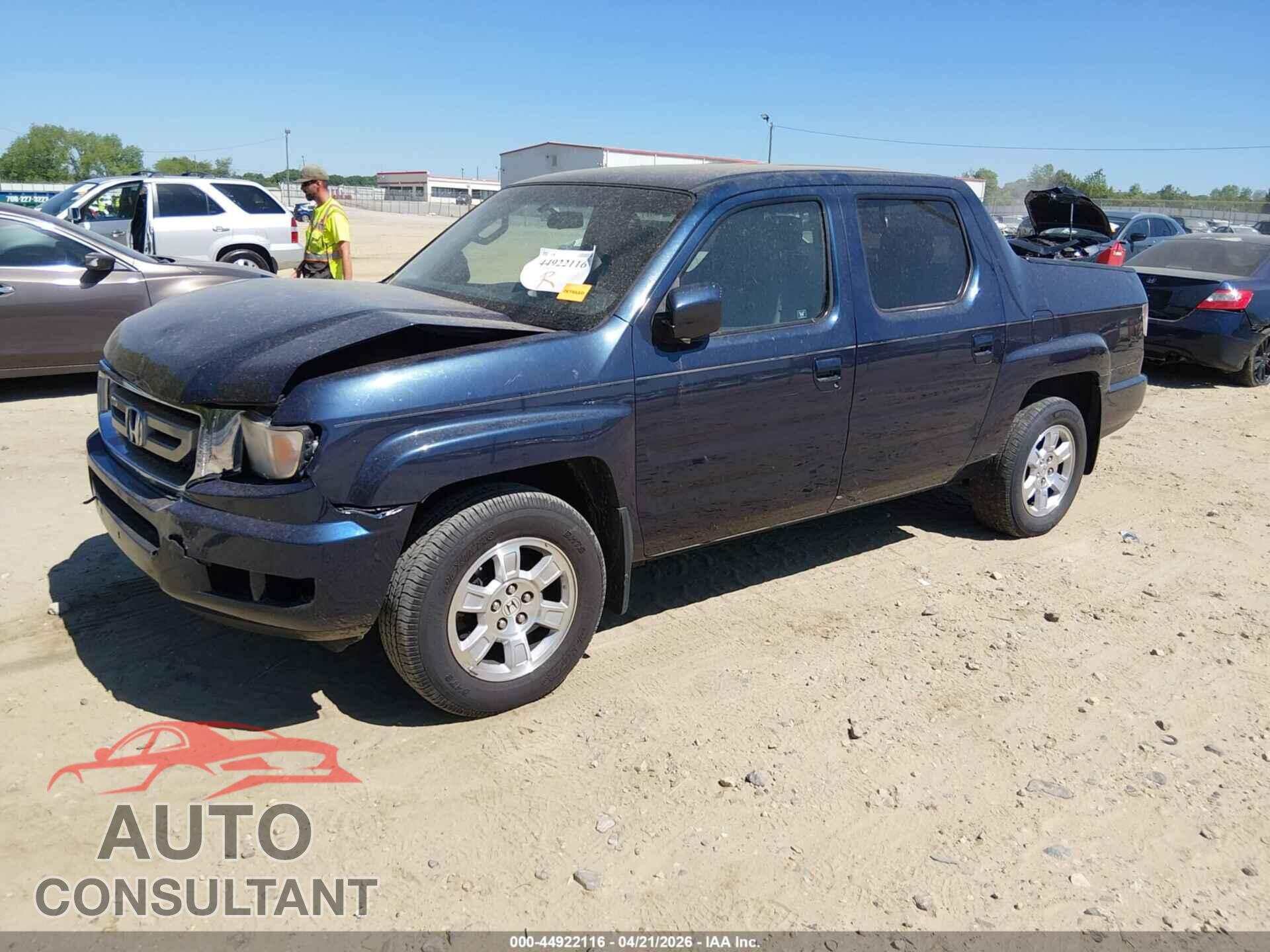 HONDA RIDGELINE 2010 - 5FPYK1F47AB007907