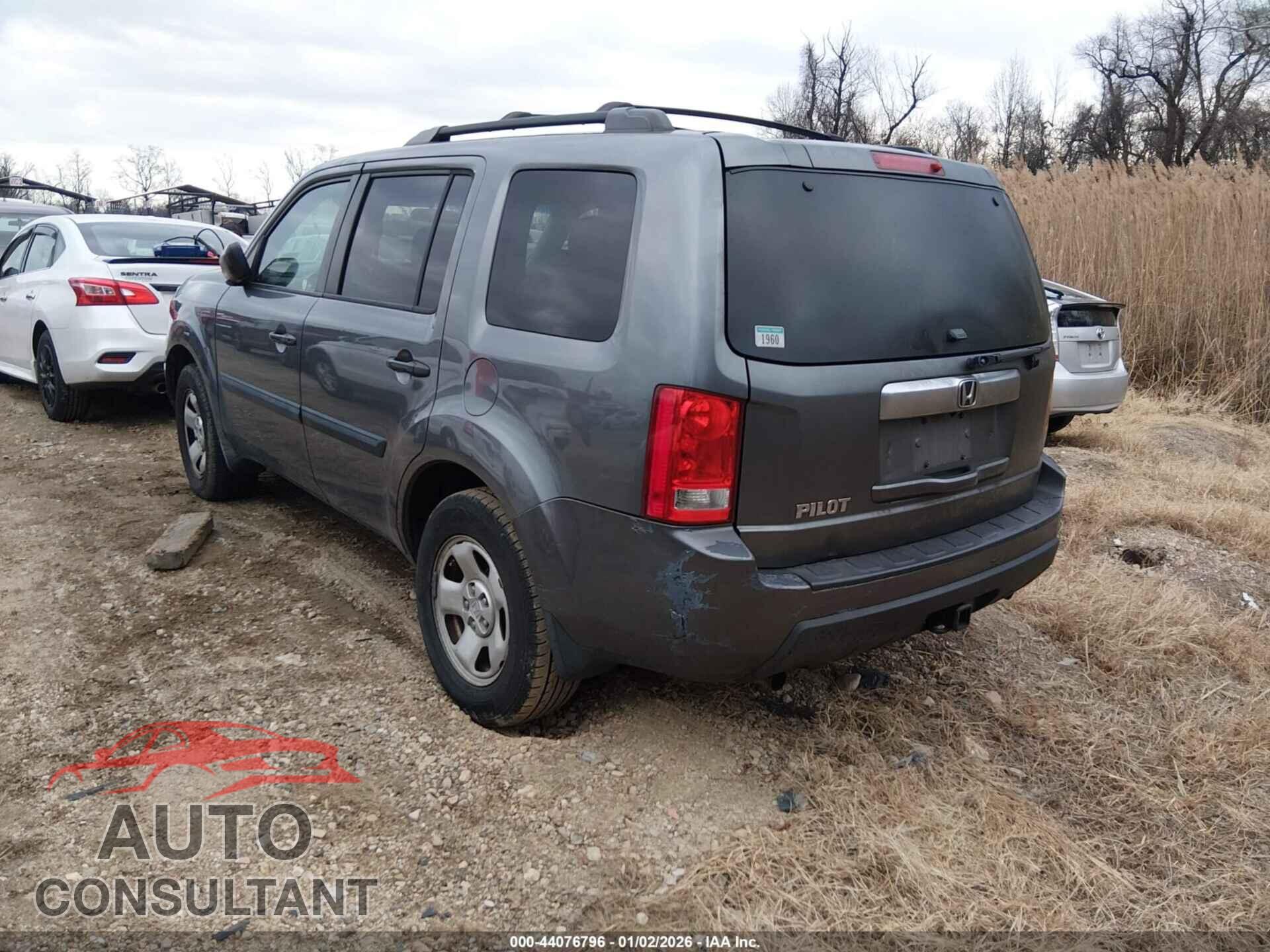 HONDA PILOT 2011 - 5FNYF3H25BB005014