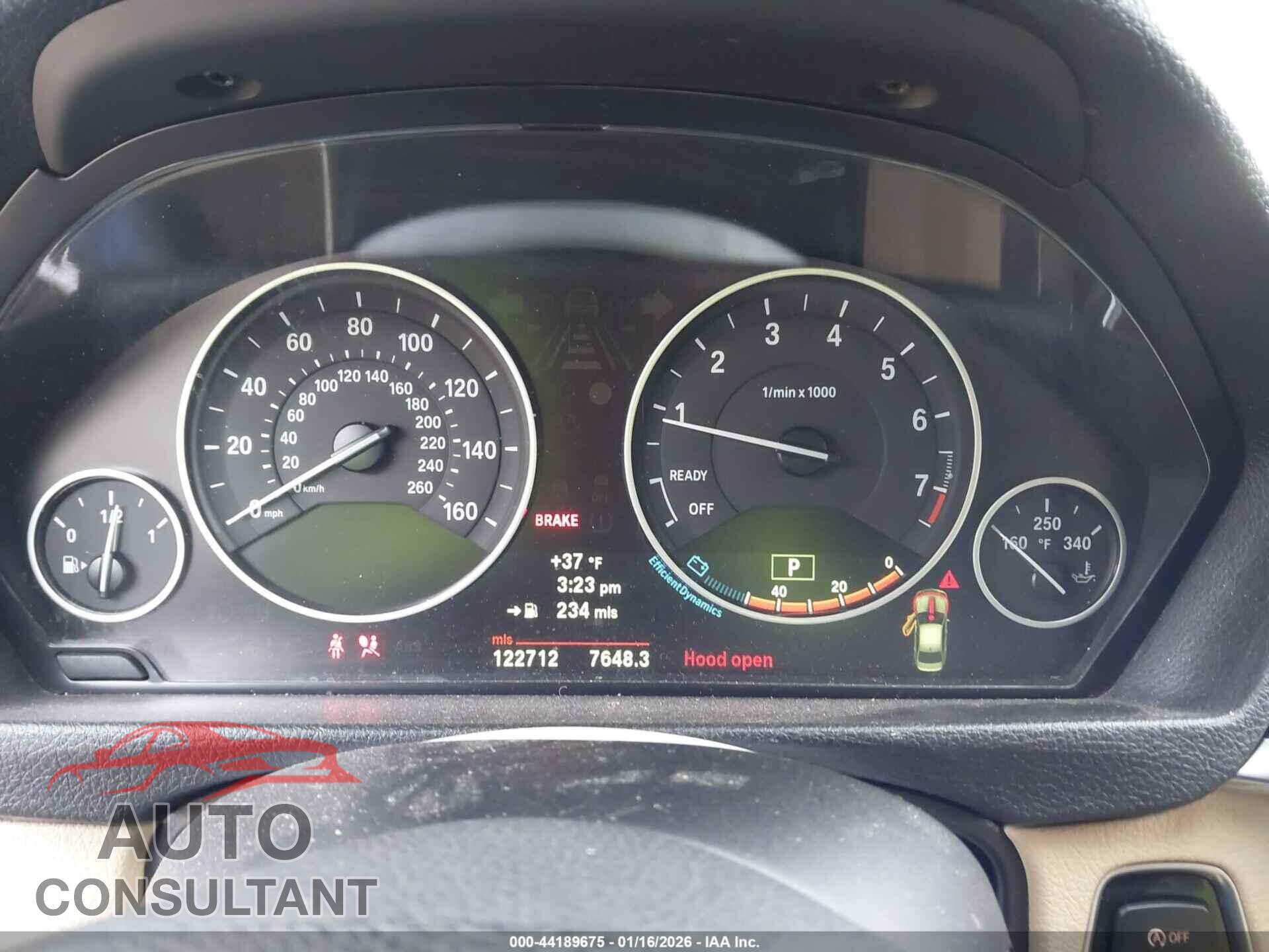 BMW 328I 2013 - WBA3B5G56DNP40762