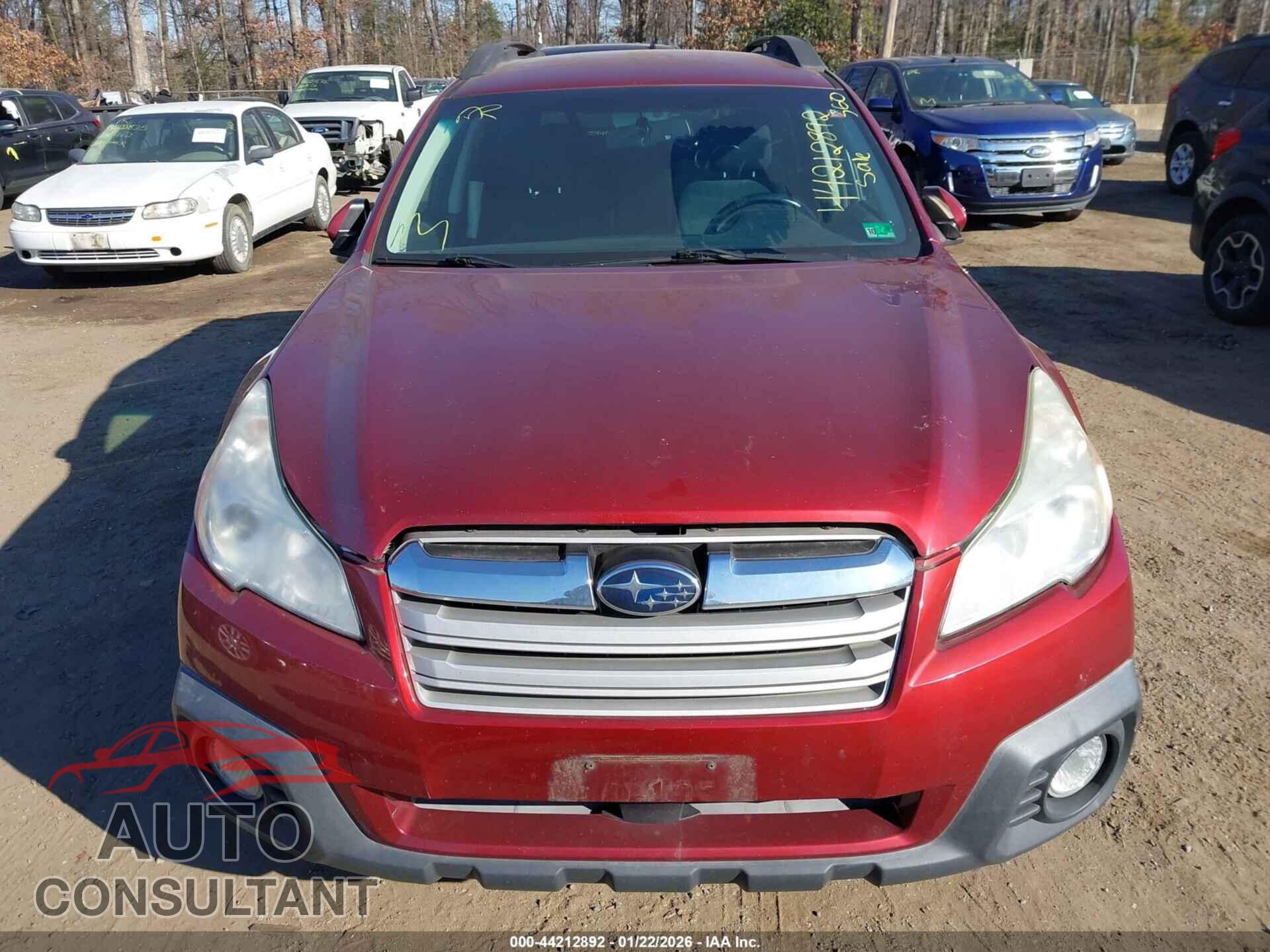 SUBARU OUTBACK 2014 - 4S4BRBCC8E3269980