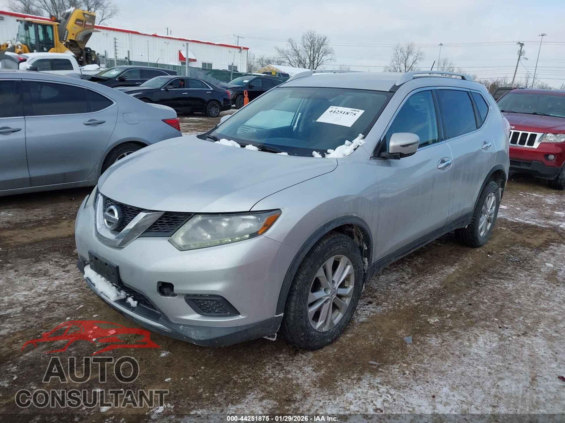 NISSAN ROGUE 2016 - KNMAT2MV9GP612079