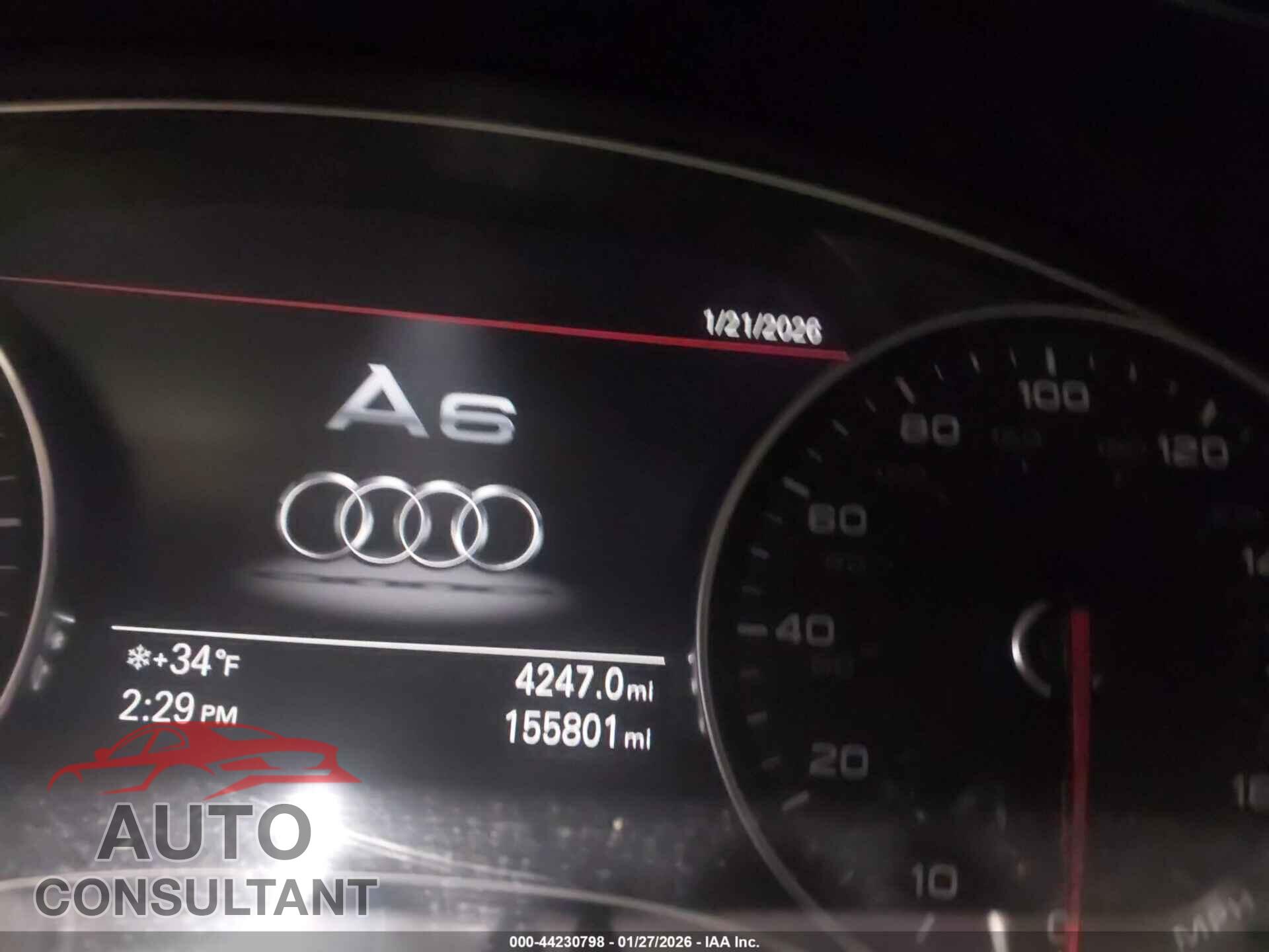 AUDI A6 2015 - WAUGFAFC2FN038200