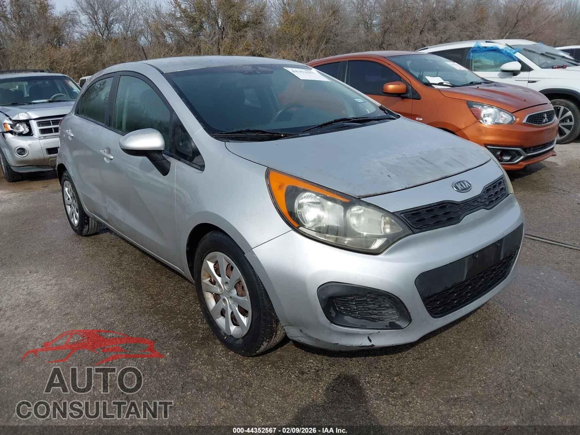 KIA RIO5 2012 - KNADM5A35C6021131