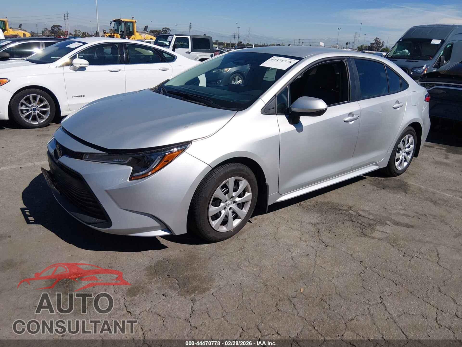 TOYOTA COROLLA 2025 - 5YFB4MDE1SP250785