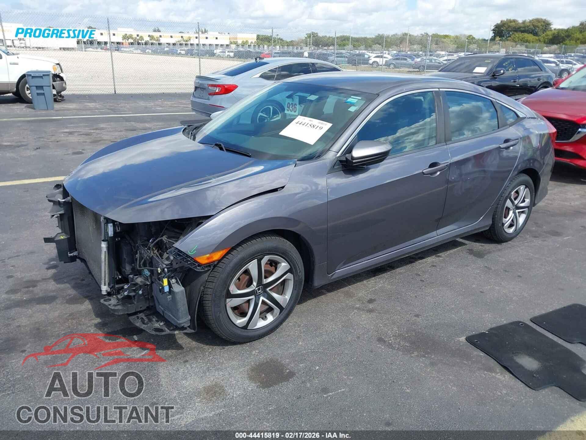 HONDA CIVIC 2016 - 19XFC2F50GE232017