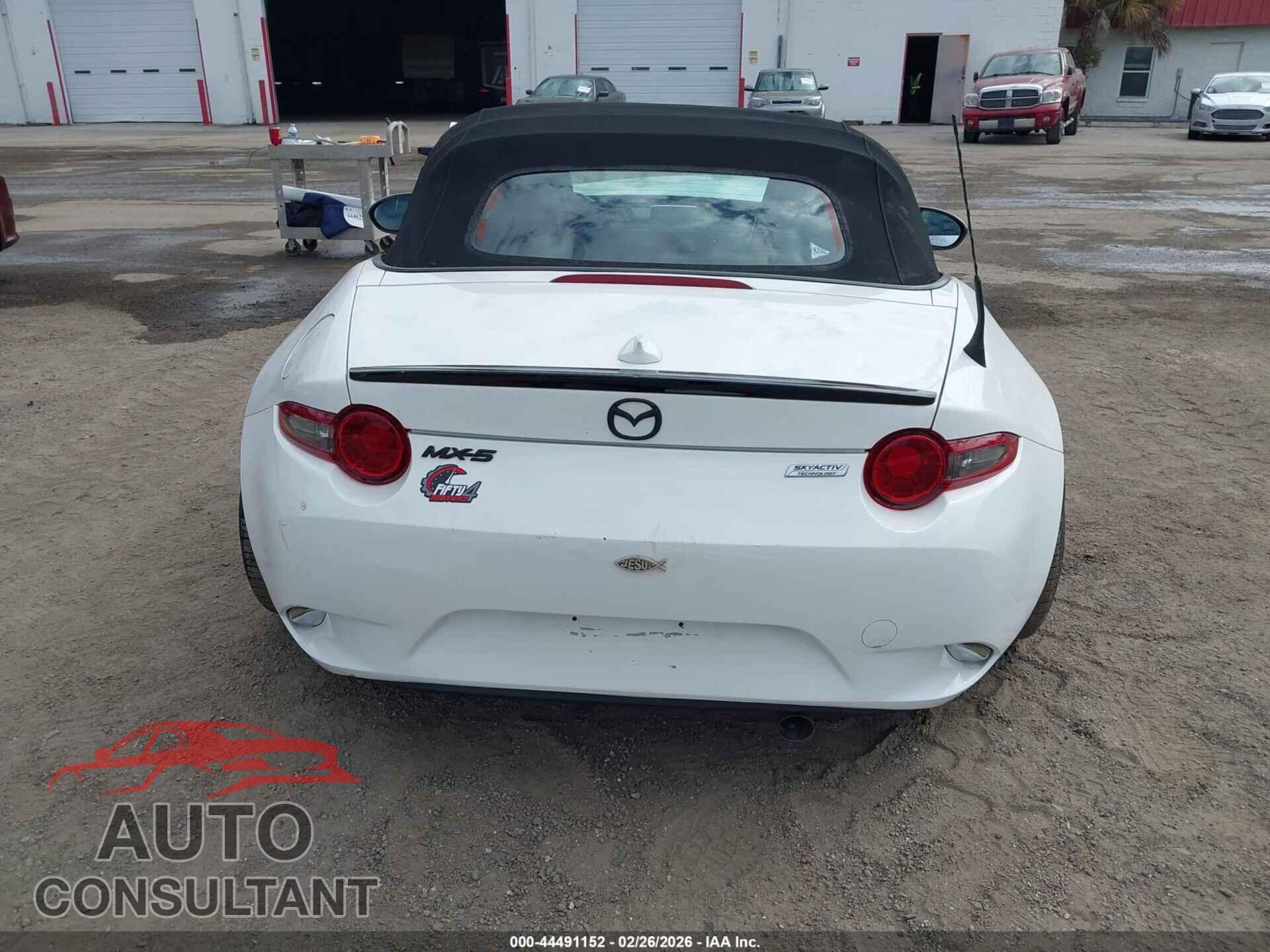 MAZDA MX-5 MIATA 2016 - JM1NDAC74G0113680