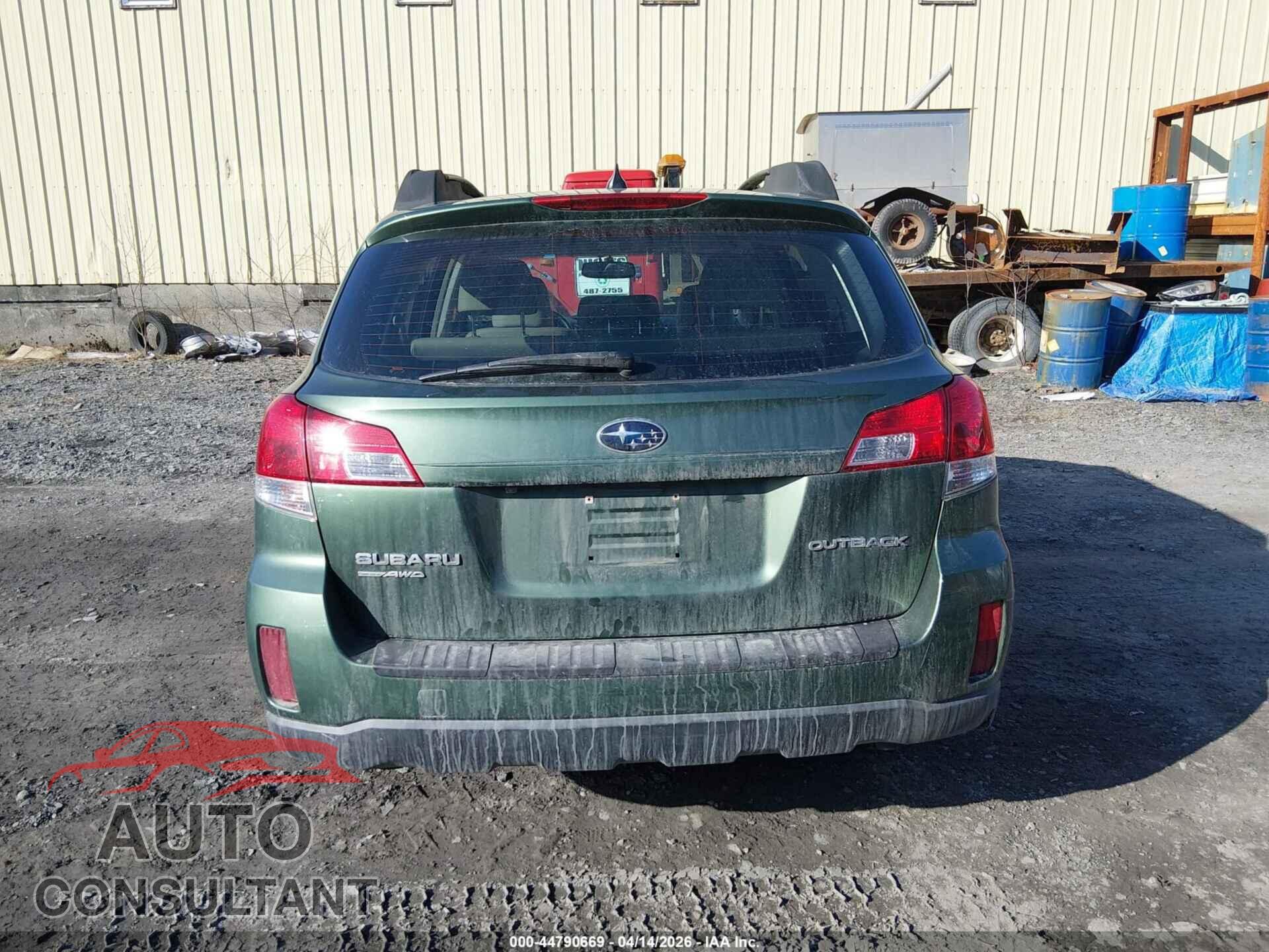 SUBARU OUTBACK 2011 - 4S4BRDKC5B2374331