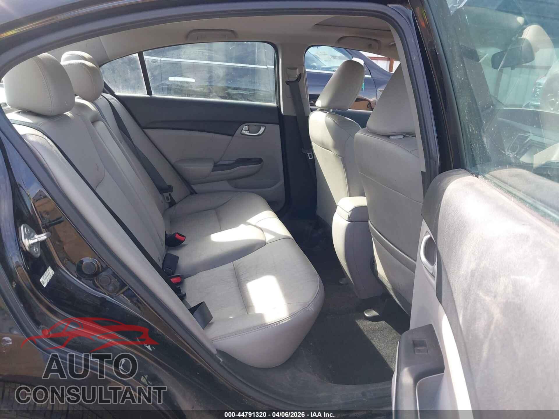HONDA CIVIC 2013 - 19XFB2F95DE092676