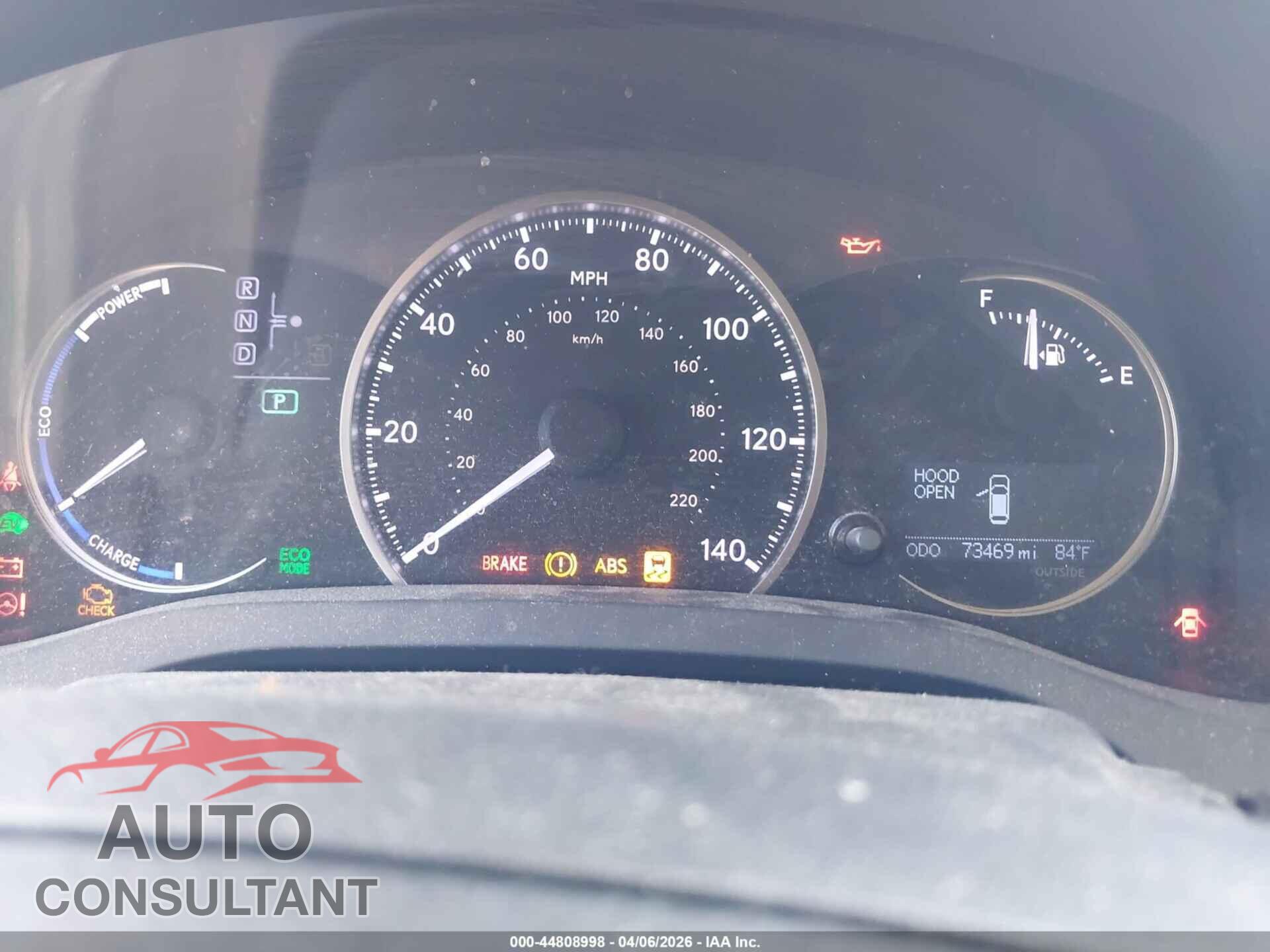LEXUS CT 200H 2015 - JTHKD5BH6F2213902