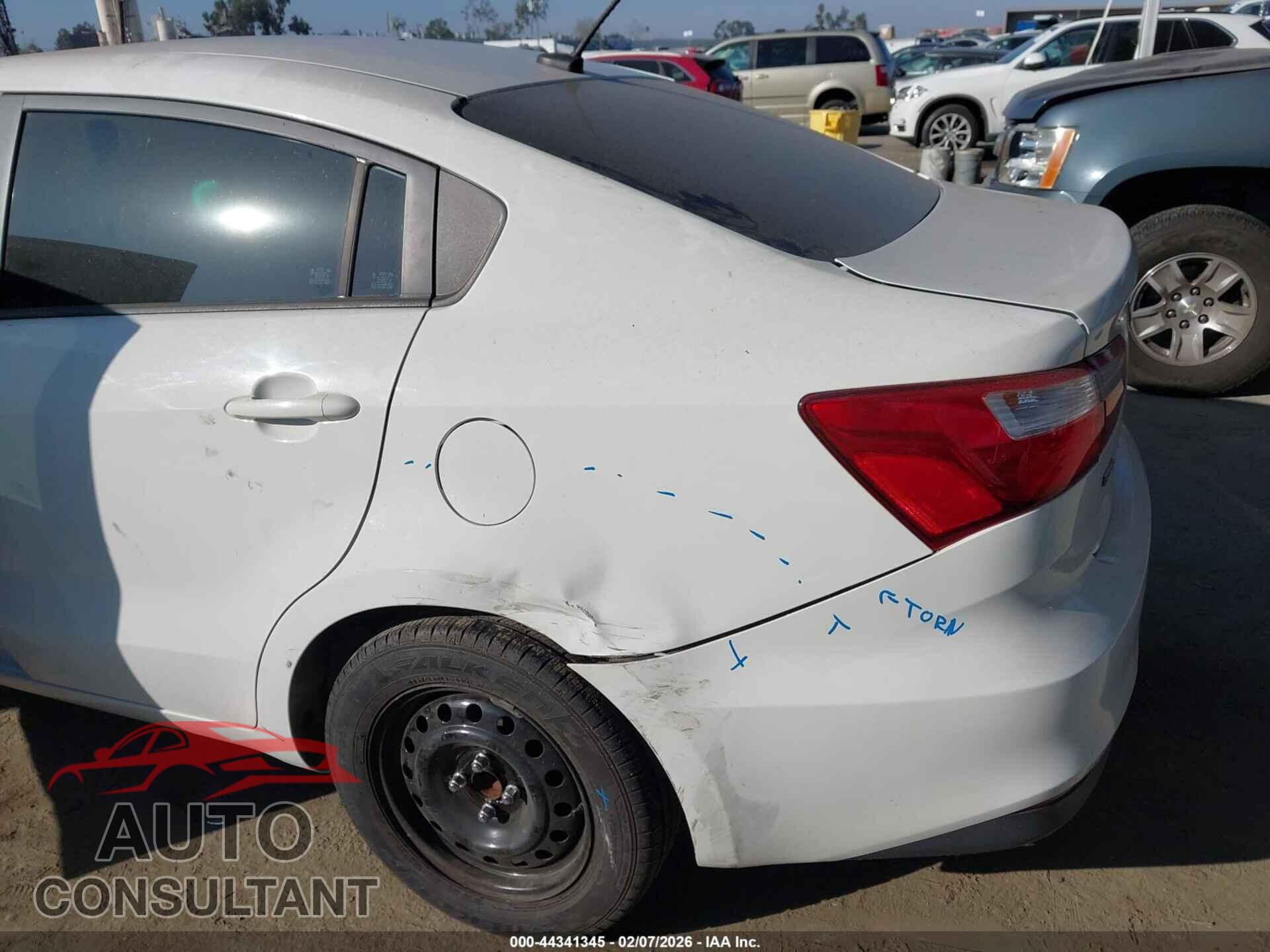 KIA RIO 2016 - KNADM4A33G6559732