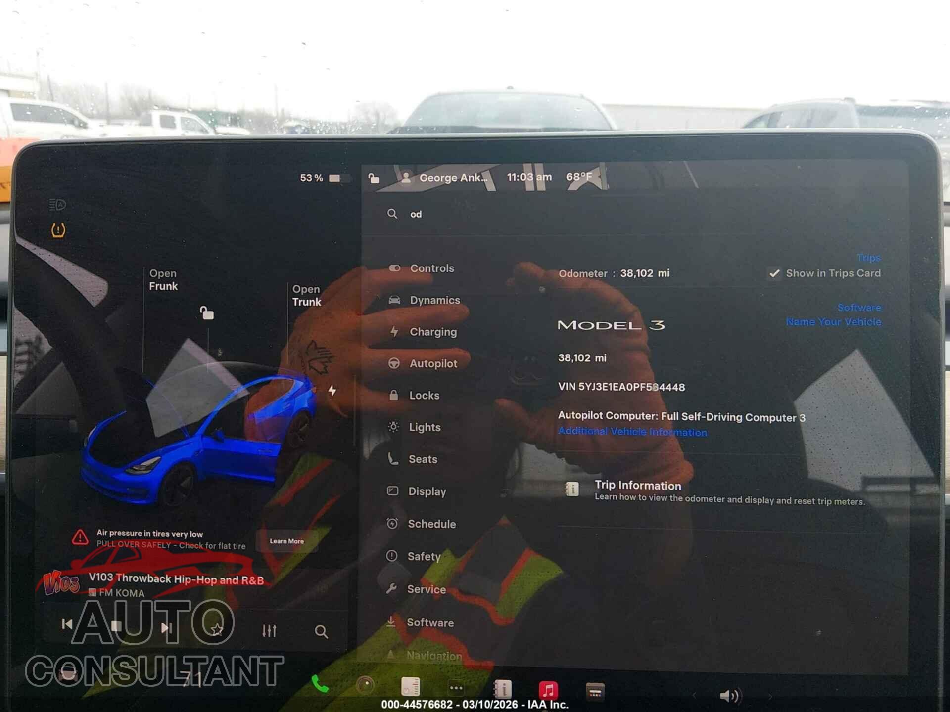 TESLA MODEL 3 2023 - 5YJ3E1EA0PF584448