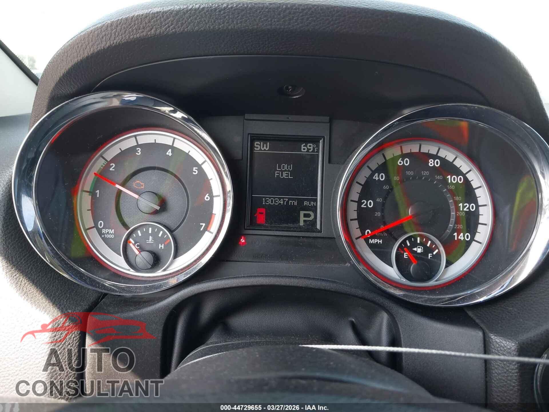 DODGE DURANGO 2012 - 1C4RDHAG6CC130289