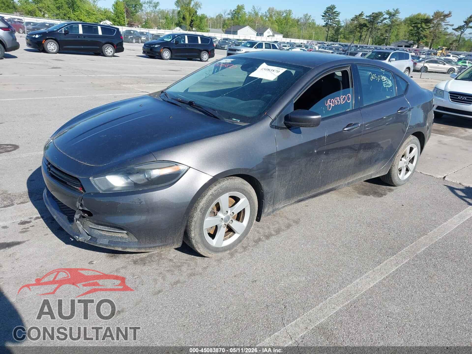 DODGE DART 2015 - 1C3CDFBB6FD172879