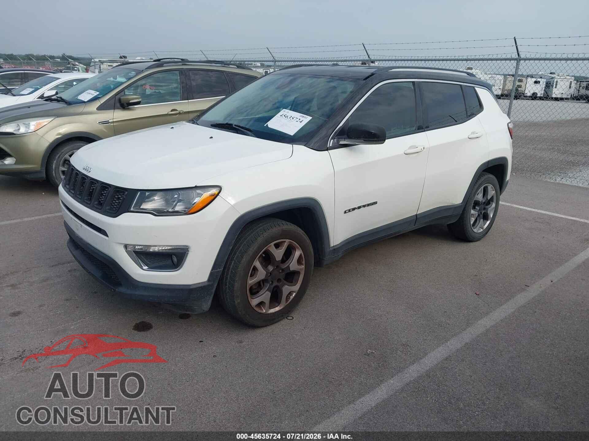 JEEP COMPASS 2017 - 3C4NJDCB2HT681042