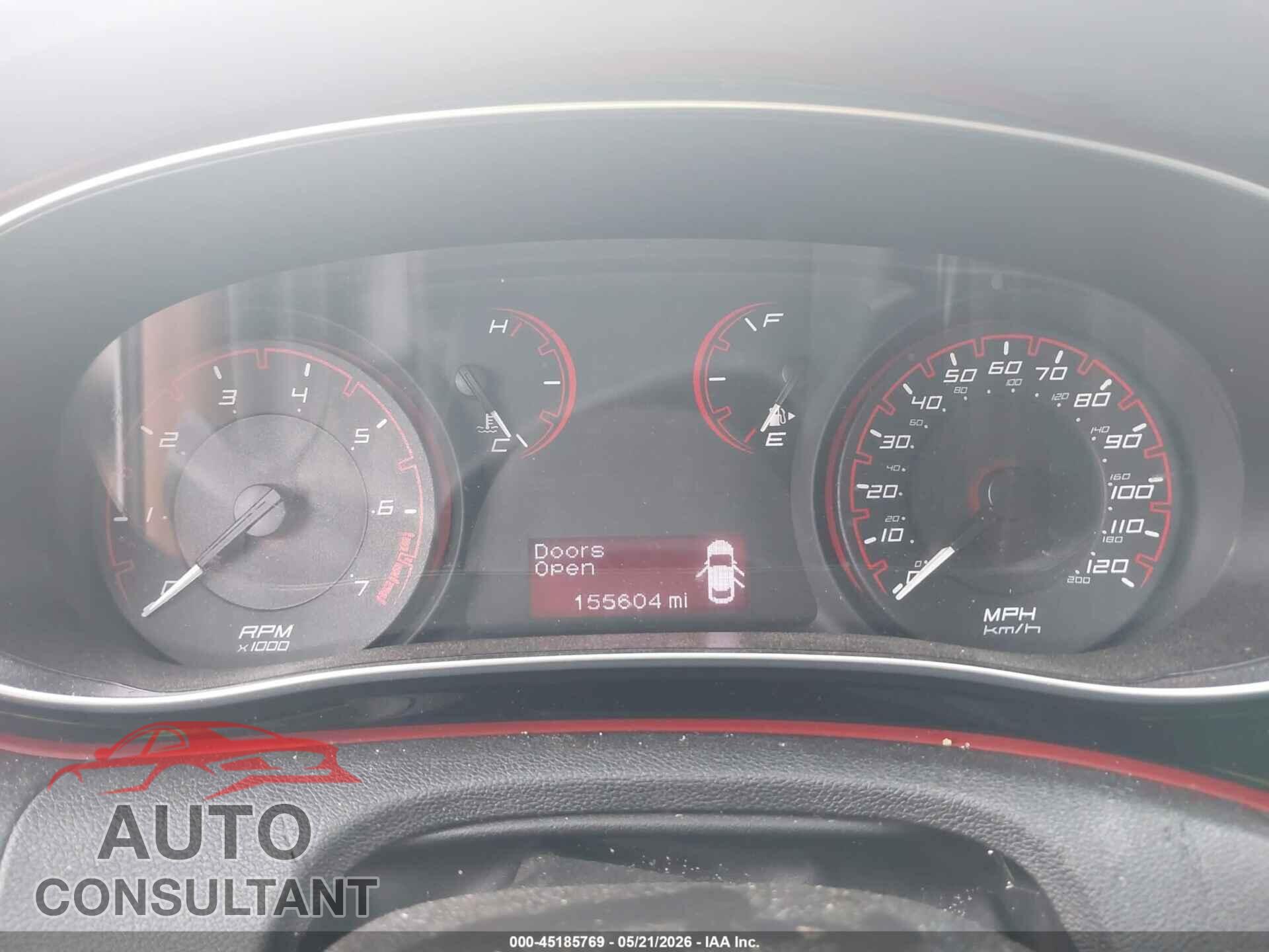 DODGE DART 2015 - 1C3CDFBB1FD336667