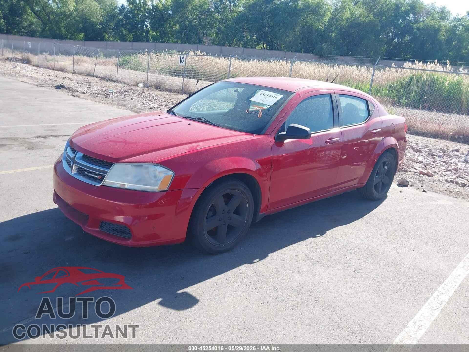 DODGE AVENGER 2013 - 1C3CDZAB3DN516954