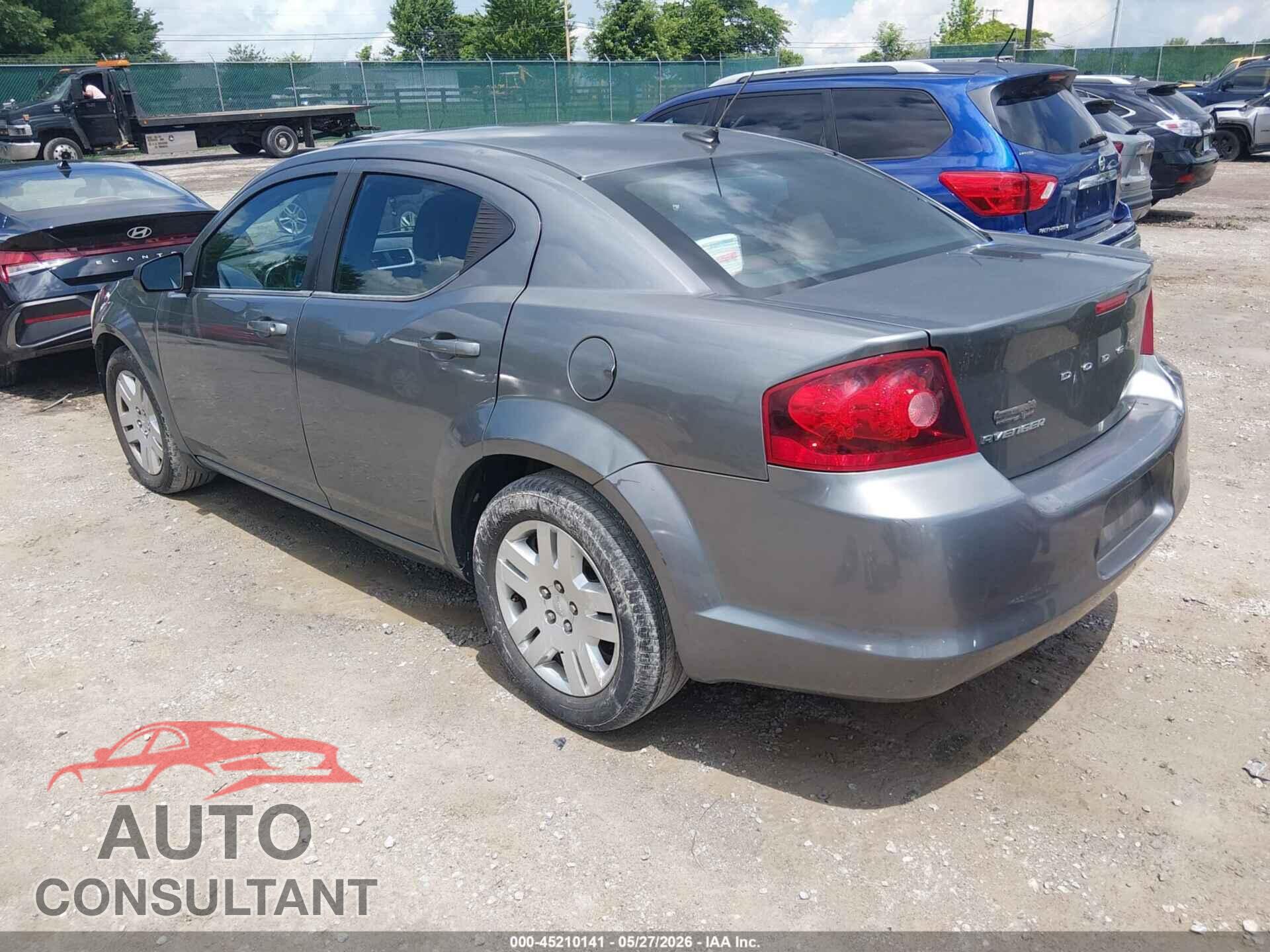 DODGE AVENGER 2013 - 1C3CDZABXDN571868