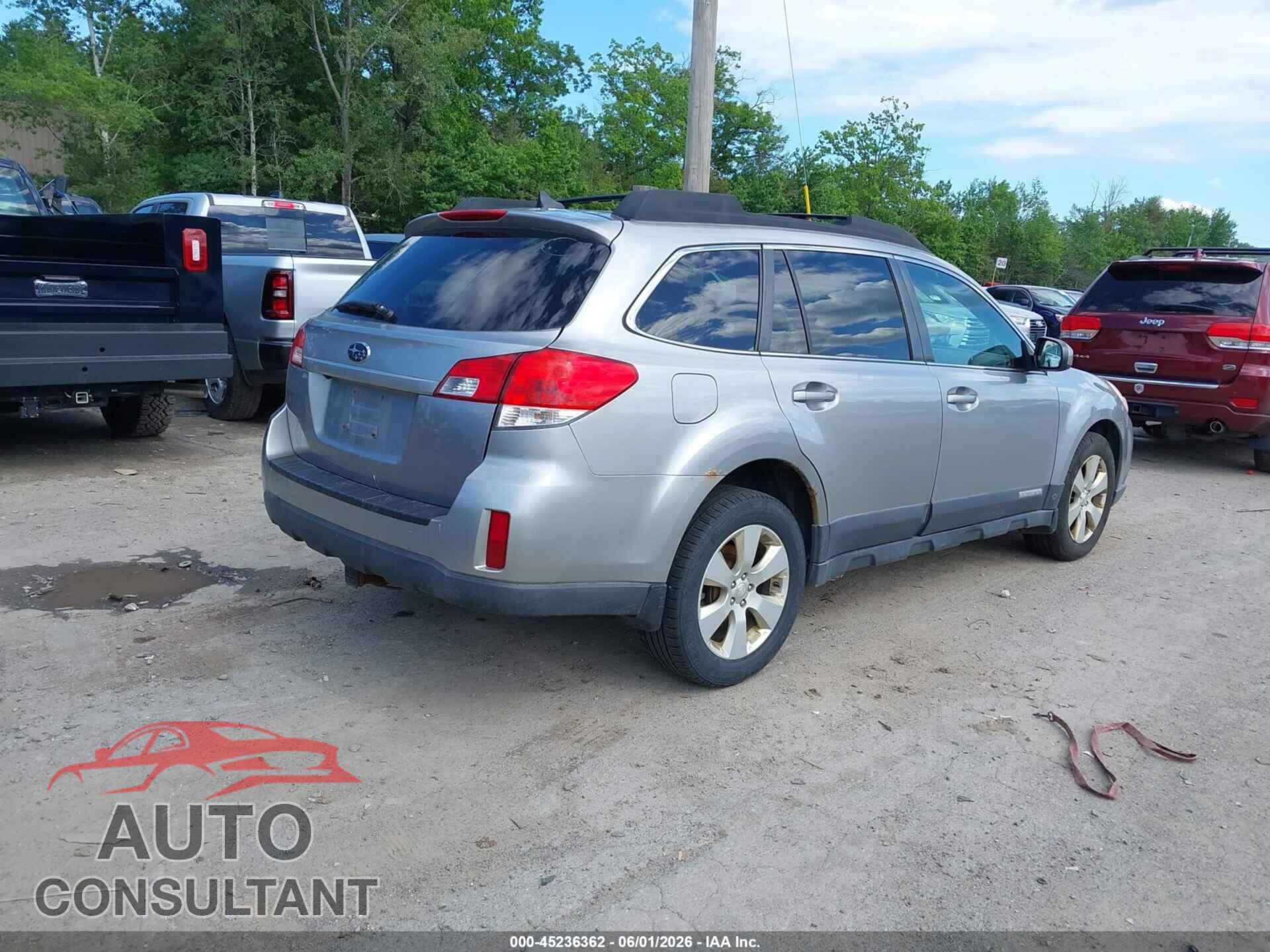 SUBARU OUTBACK 2011 - 4S4BRBLC9B3366326