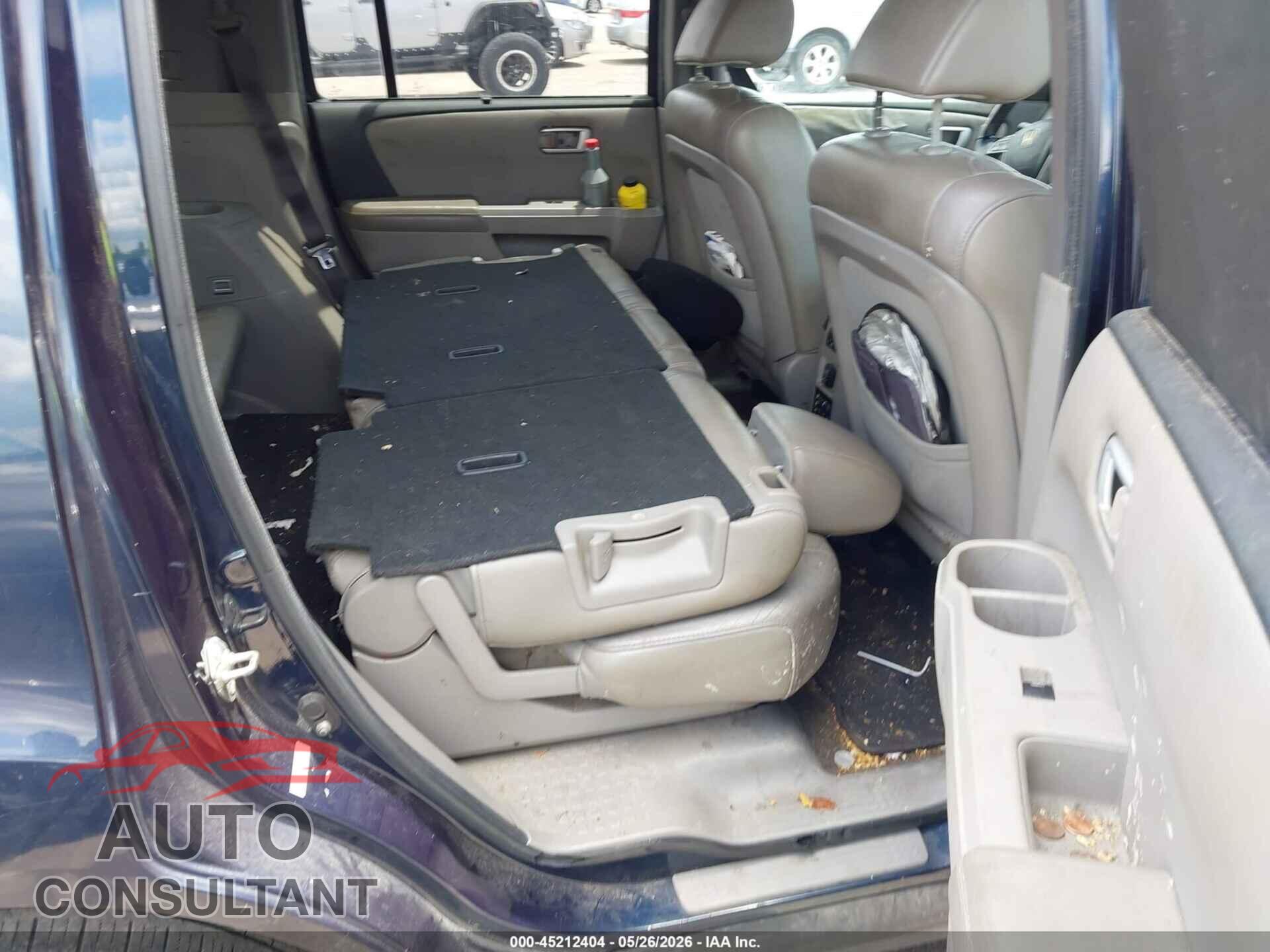 HONDA PILOT 2012 - 5FNYF3H93CB030556