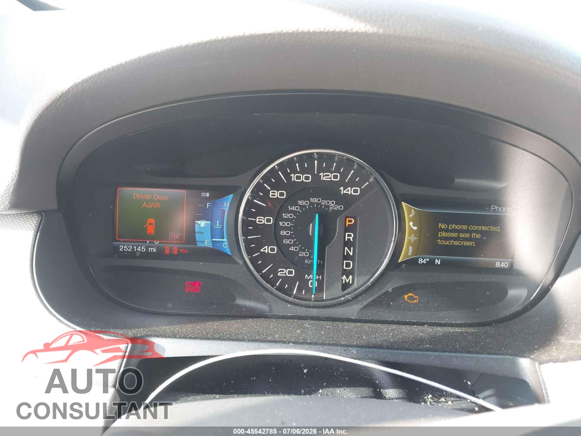 FORD EDGE 2012 - 2FMDK3JC3CBA80589