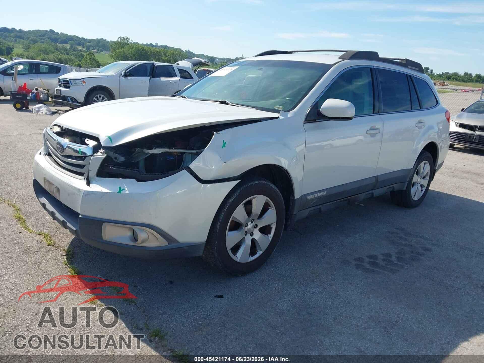 SUBARU OUTBACK 2012 - 4S4BRBCC6C3205529