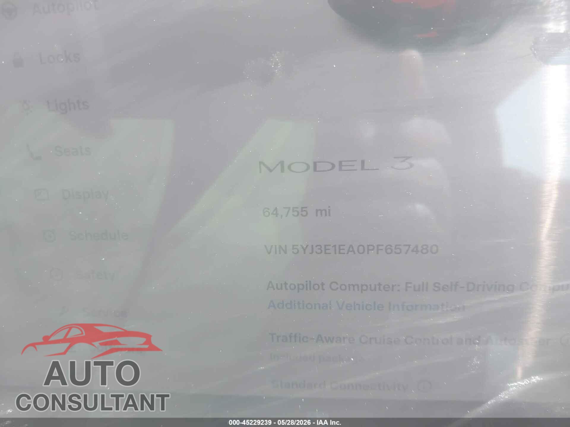TESLA MODEL 3 2023 - 5YJ3E1EA0PF657480