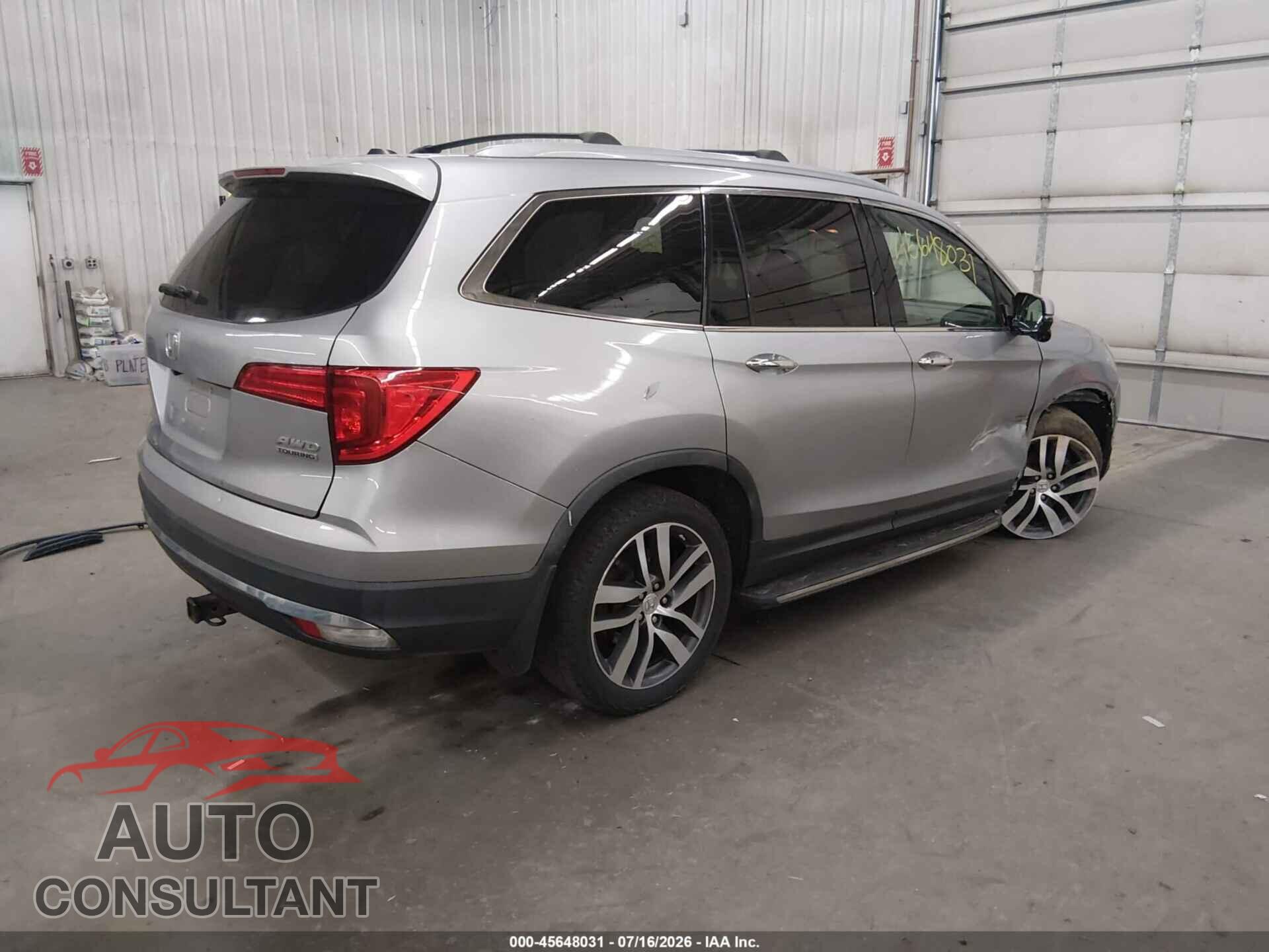 HONDA PILOT 2016 - 5FNYF6H95GB026824
