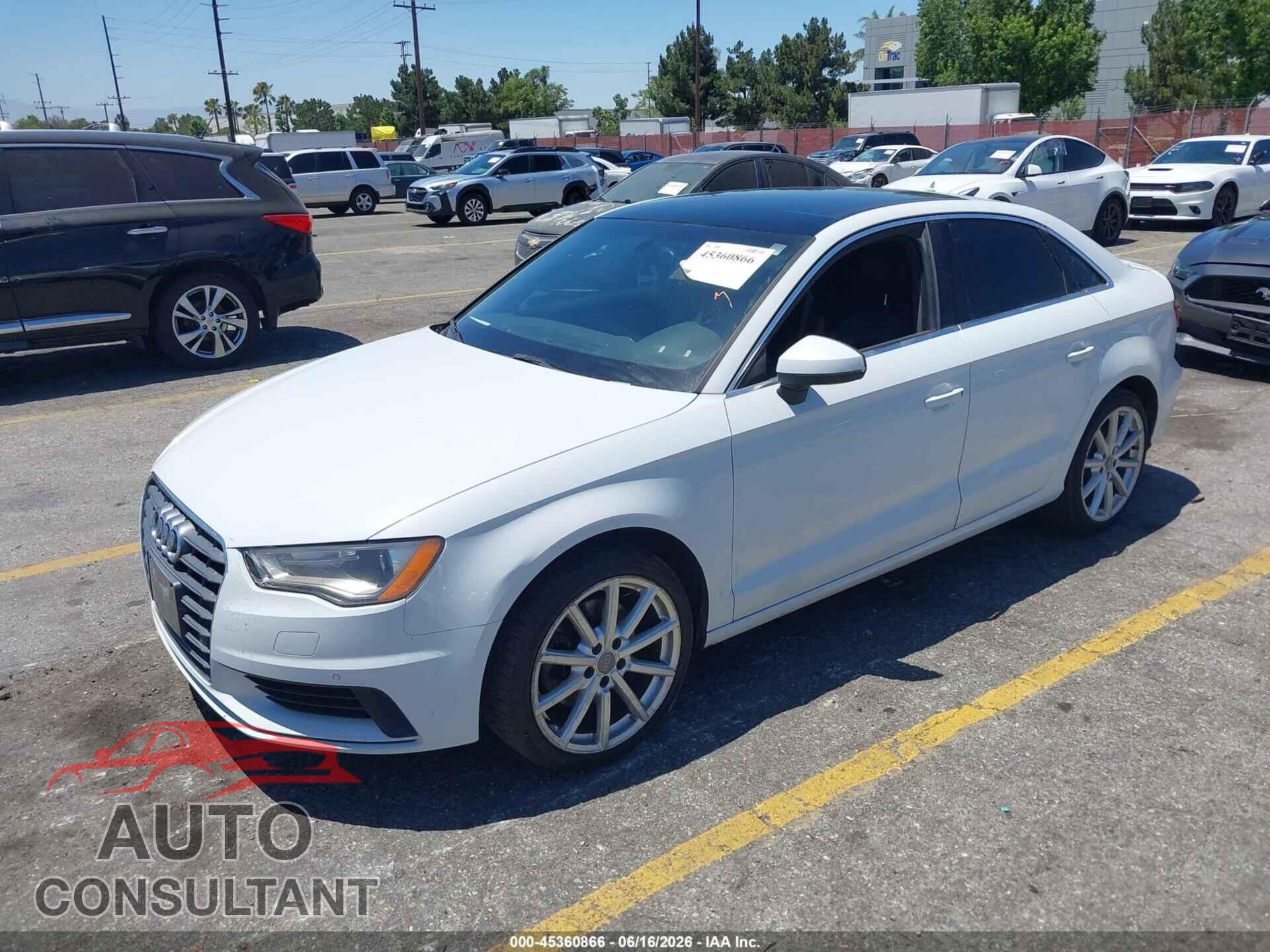 AUDI A3 2015 - WAUCCGFF0F1081509