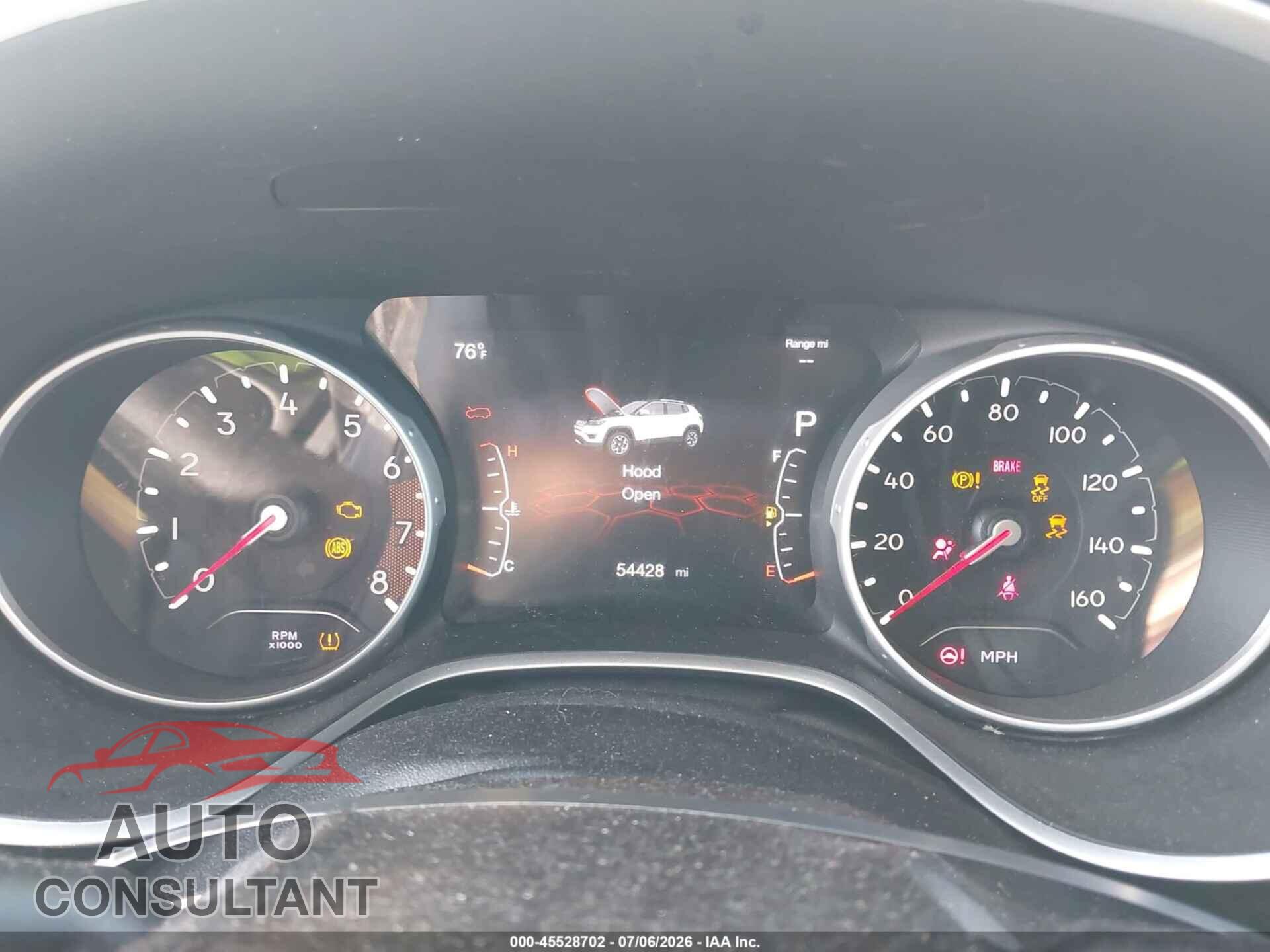 JEEP COMPASS 2019 - 3C4NJDBB8KT741933
