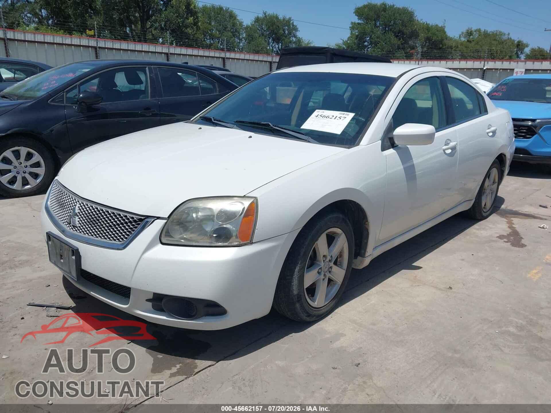 MITSUBISHI GALANT 2012 - 4A32B3FF2CE009478