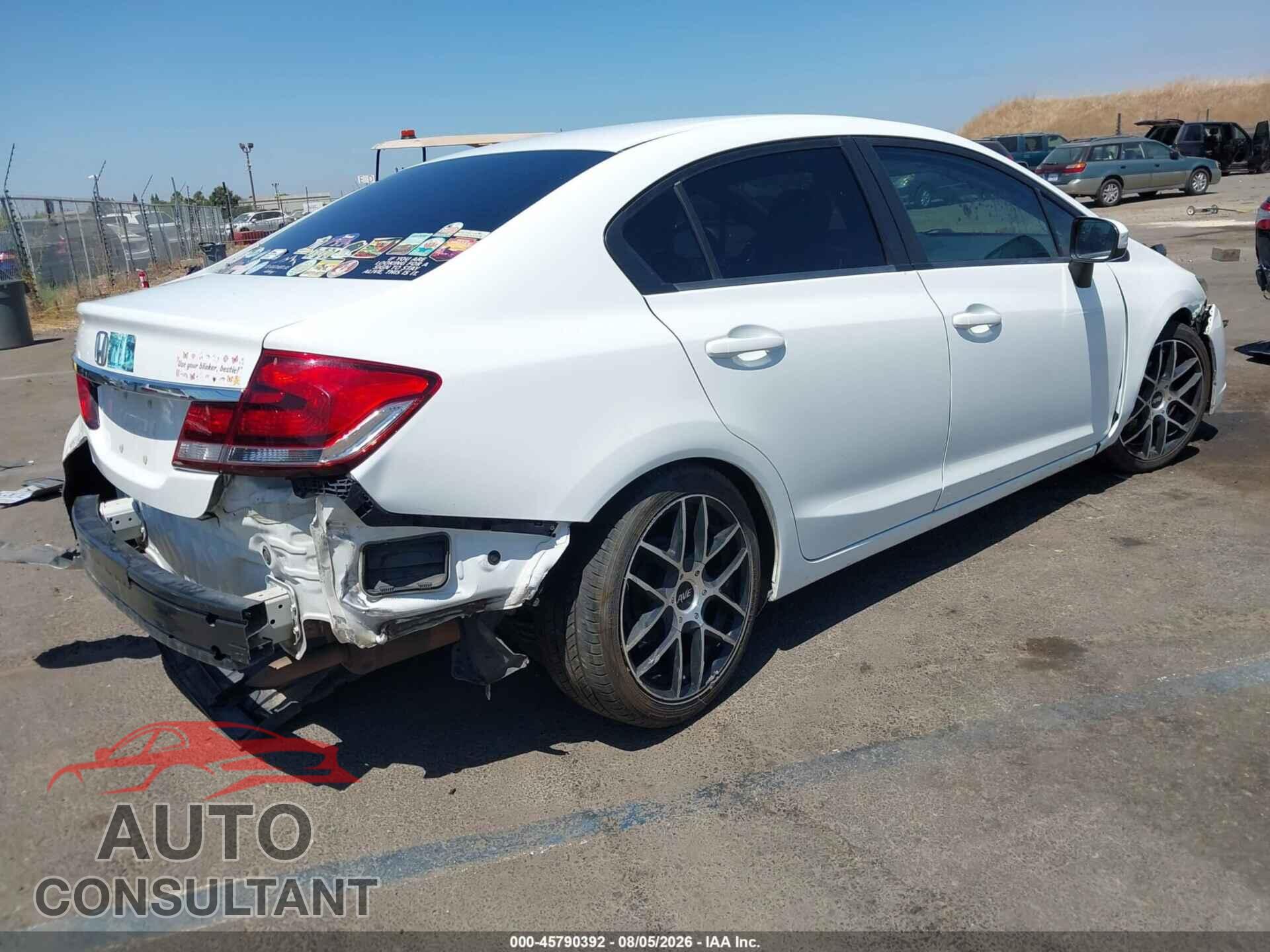 HONDA CIVIC 2015 - 19XFB2F59FE201737