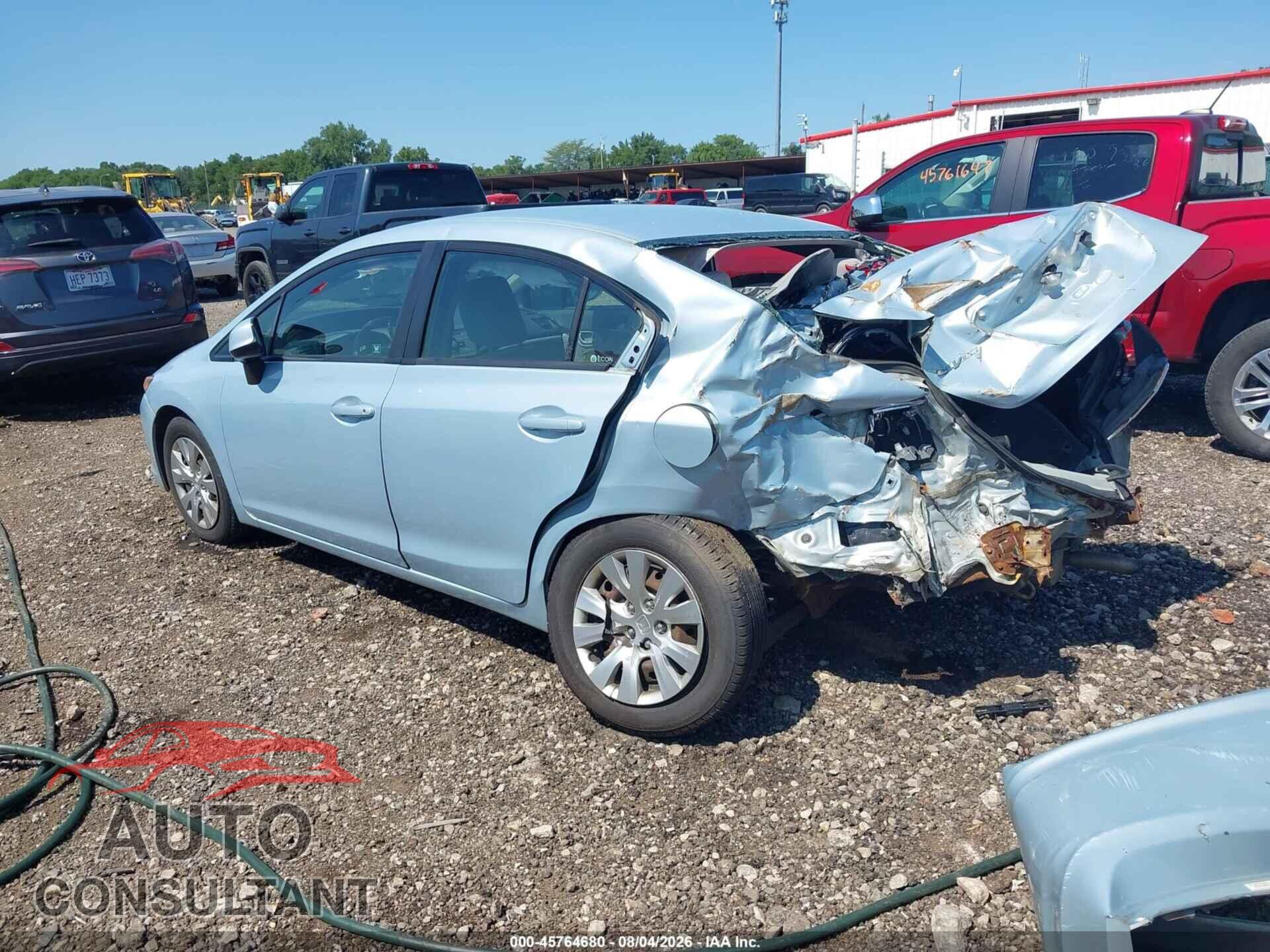HONDA CIVIC 2012 - 19XFB2F57CE018185