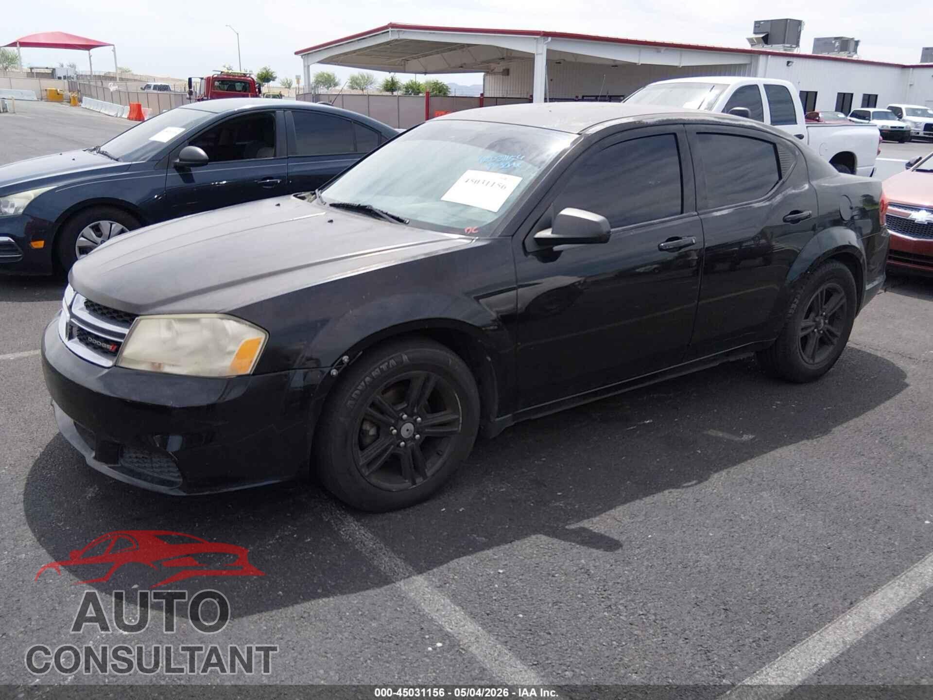 DODGE AVENGER 2013 - 1C3CDZAB4DN653627