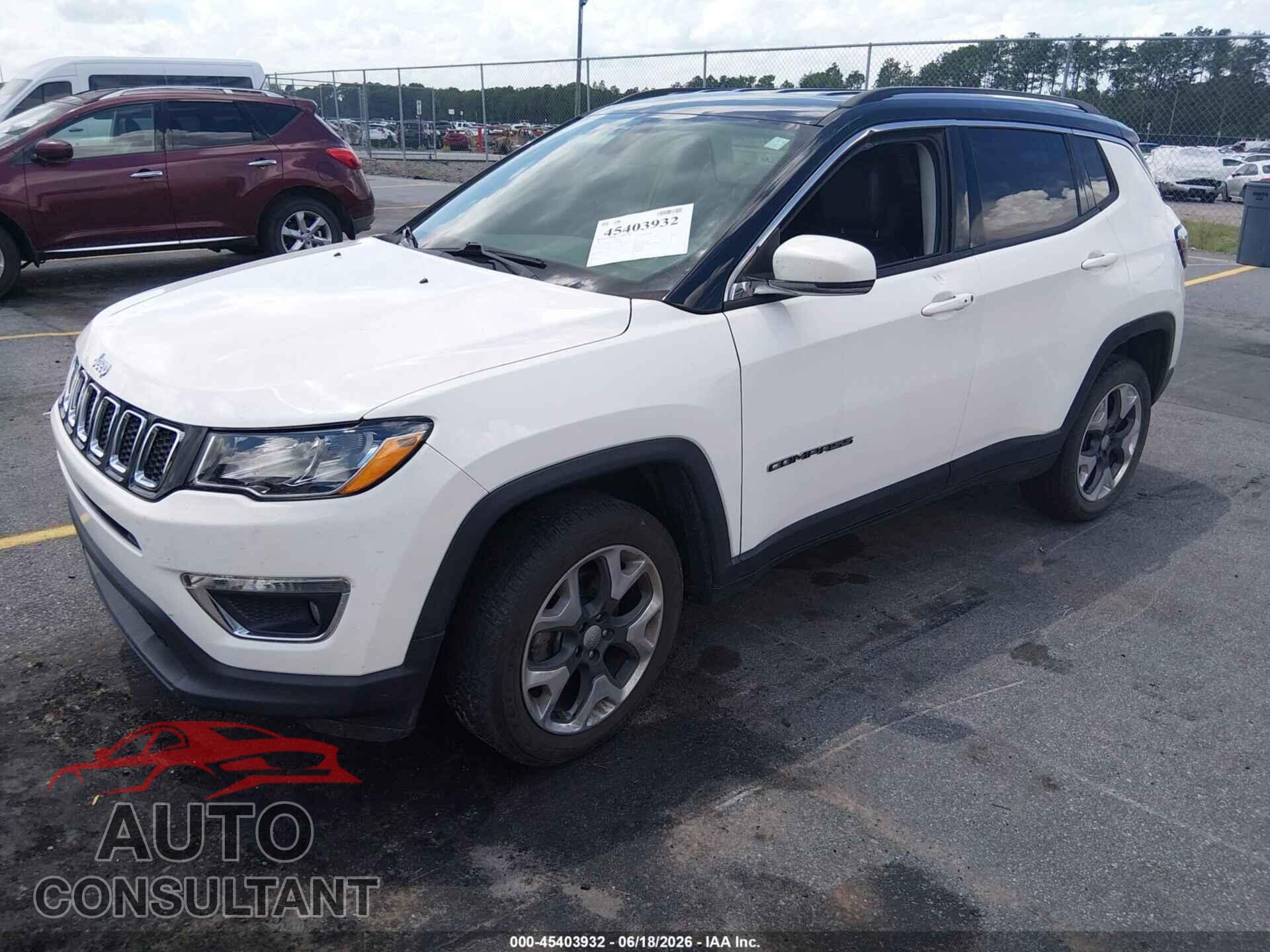 JEEP COMPASS 2019 - 3C4NJDCB2KT669383